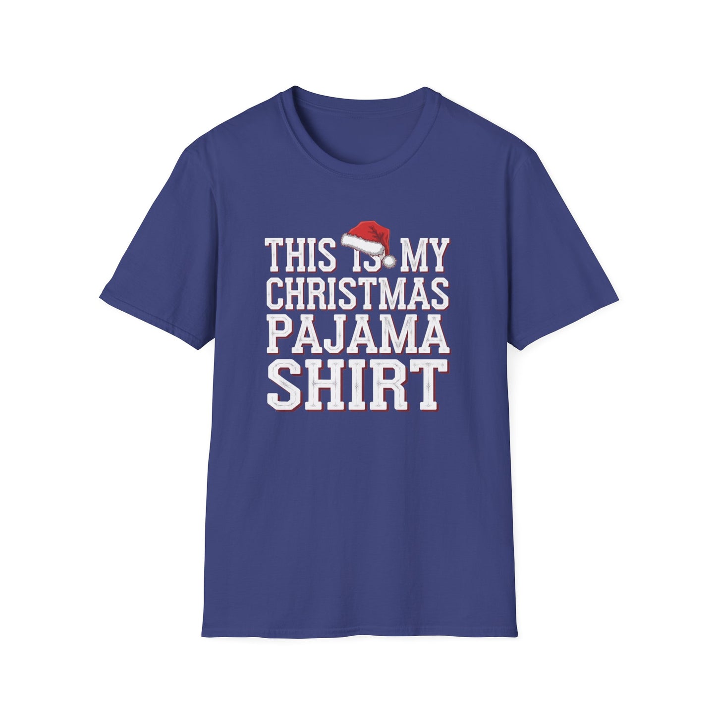 This is My Christmas Pajama Shirt - Unisex Softstyle Tee, Holiday Gift, Cozy T-Shirt, Christmas Pajama, Fun Winter Wear