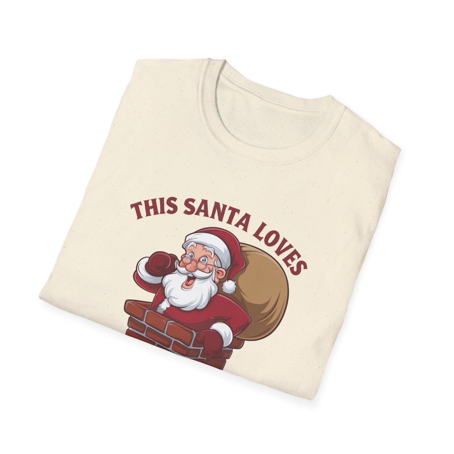 Funny Christmas Santa T-Shirt, Holiday Tee, Unisex Shirt, Christmas Gift, Humor Apparel, Festive Outfit