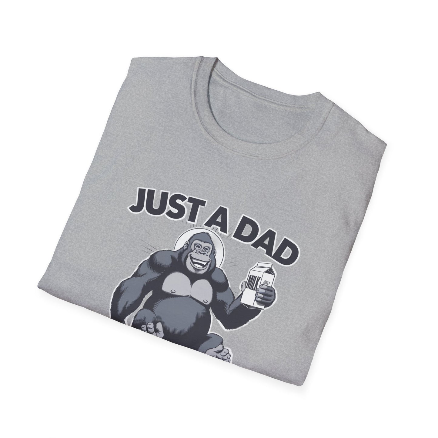 Just a Dad Unisex Softstyle T-Shirt - Humorous Father's Day Gift, Comfortable Casual Wear
