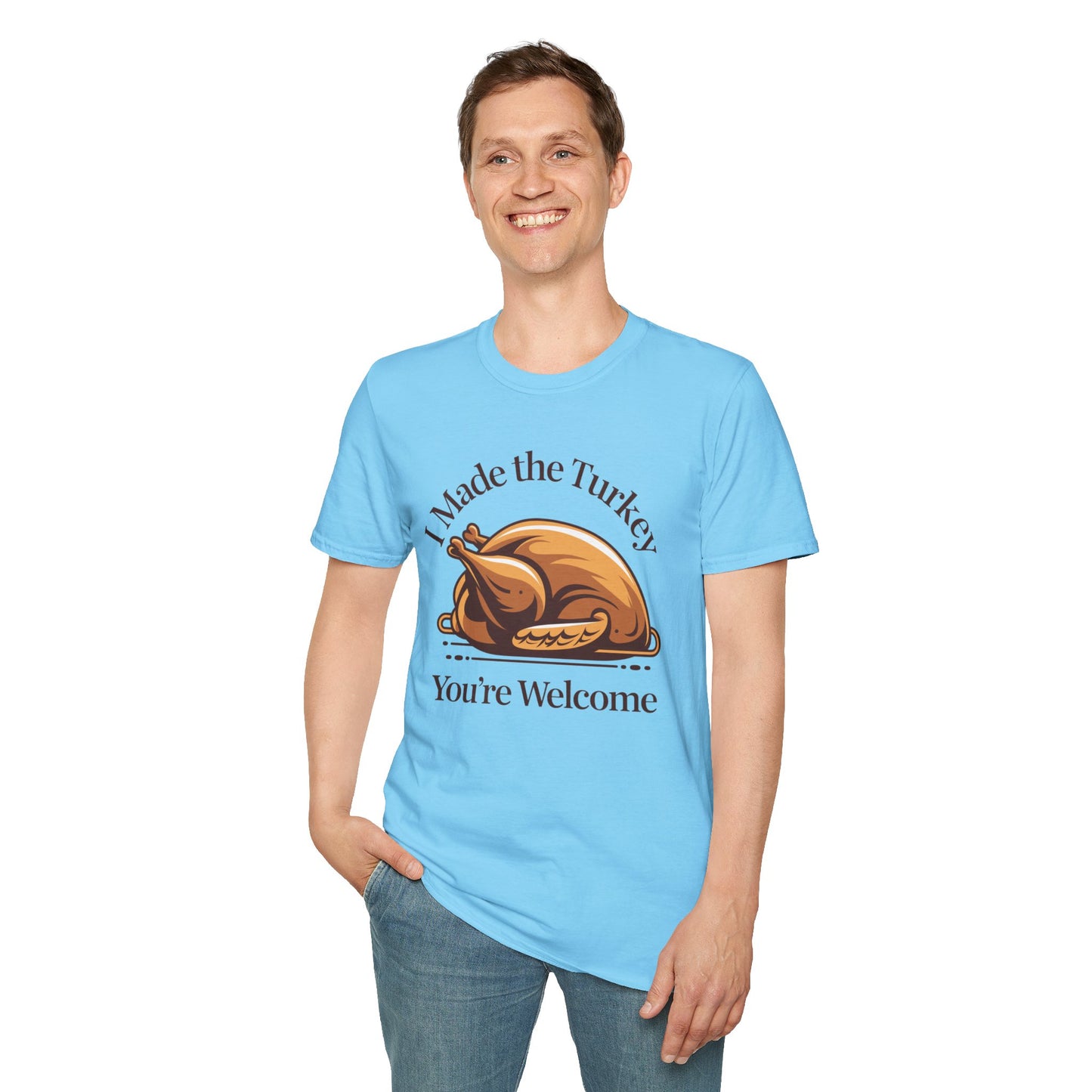 Funny Thanksgiving T-Shirt, Casual Unisex Tee, Gift for Home Chefs, Holiday Apparel, Thanksgiving Dinner Shirt