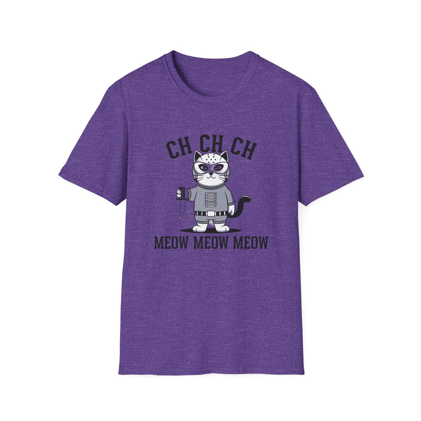 Funny Cat Graphic Tee, Unisex T-Shirt, Cute Cat Lover Gift, Pet Enthusiast Apparel, Meow Meow Meow Shirt