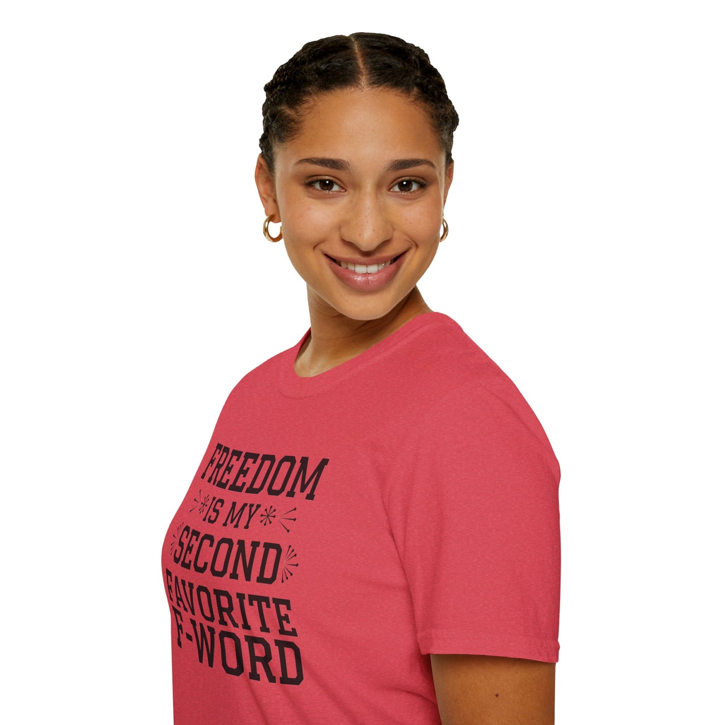 Freedom F-Word Unisex T-Shirt - Perfect for Casual Outings and Holidays