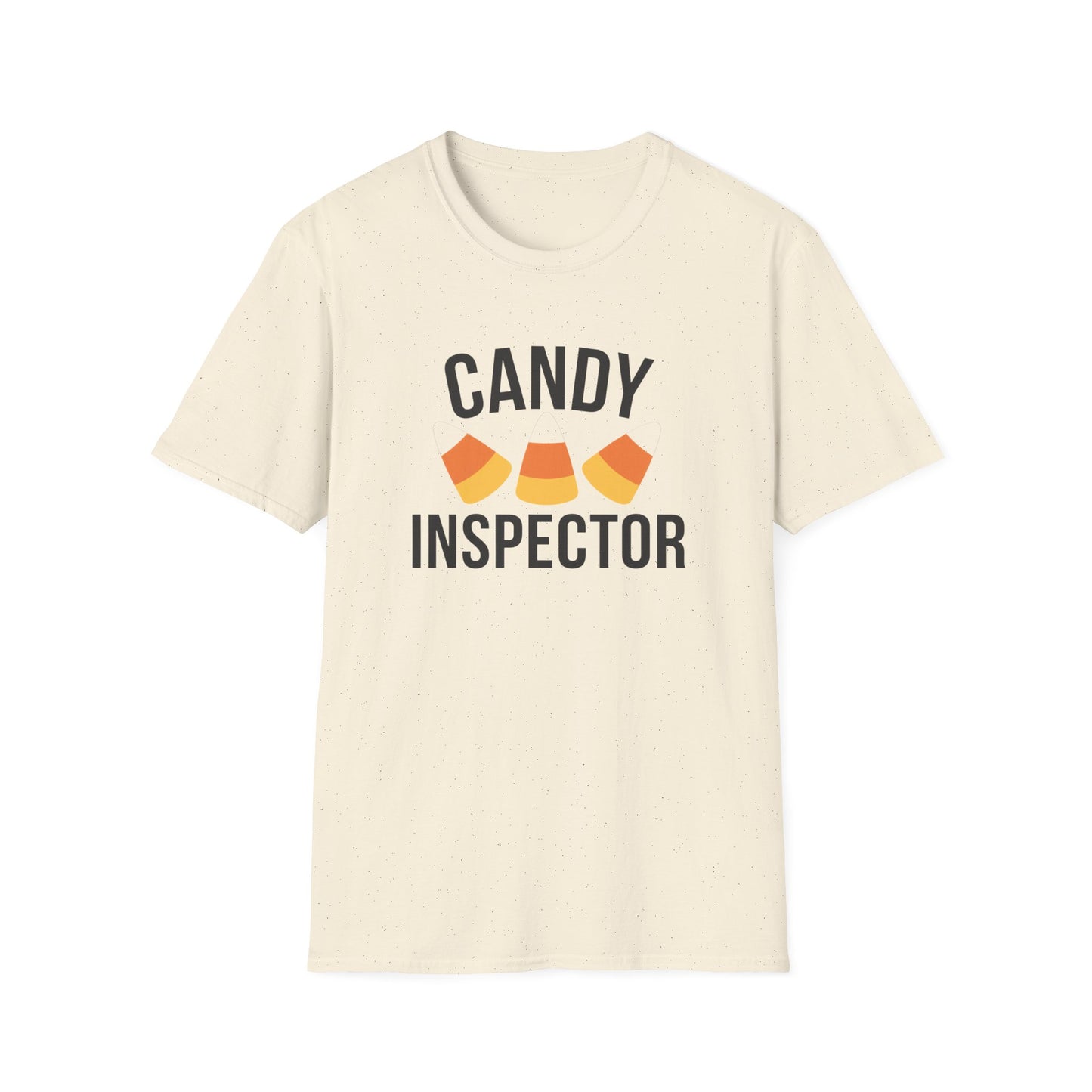 Fun Candy Inspector T-Shirt for Halloween, Unisex Graphic Tee, Sweet Tooth Apparel, Perfect for Fall Celebrations, Trick or Treat