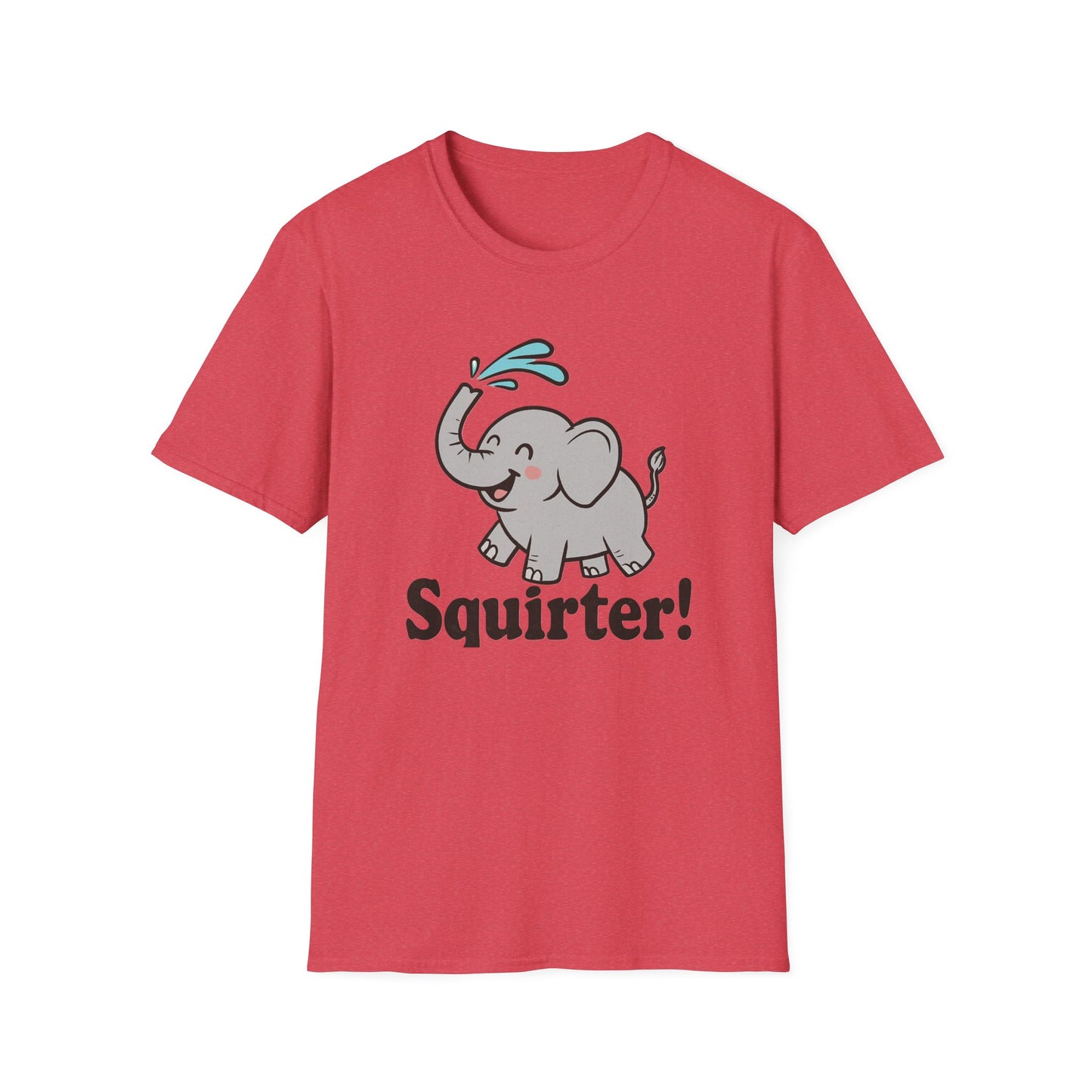 Funny Elephant T-Shirt - Squirter! Tee for Animal Lovers, Gift for Kids, Birthday Party Shirt, Unisex Graphic Tee