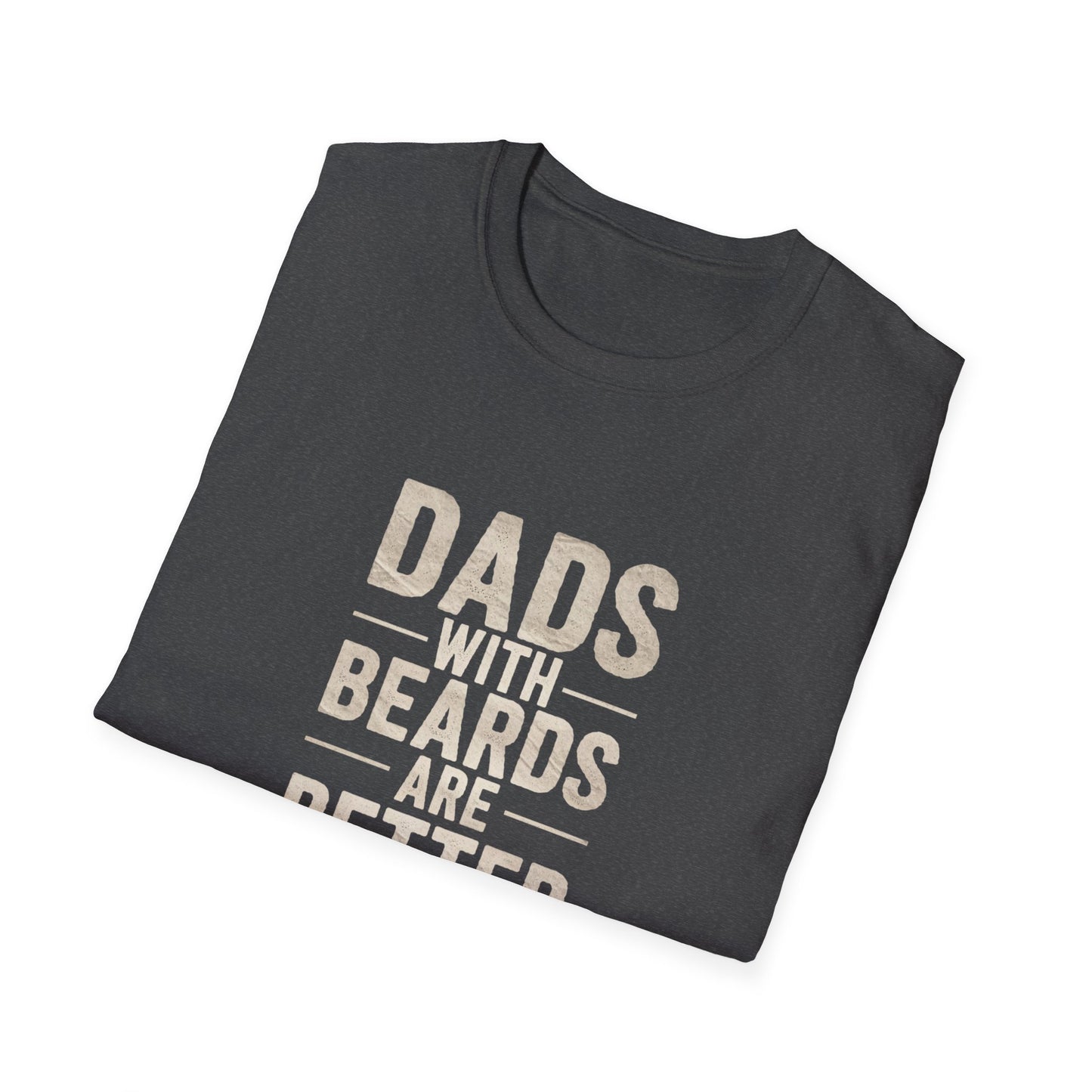 Dads with Beards Unisex Softstyle T-Shirt - Perfect Gift for Father's Day