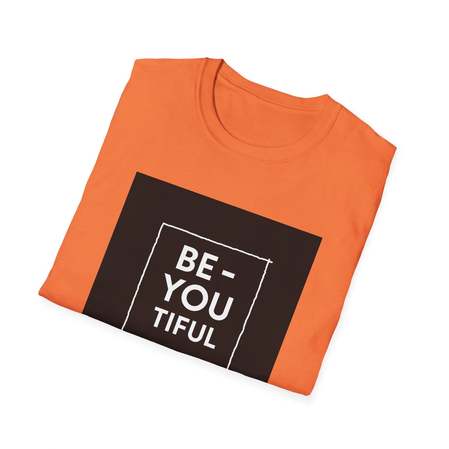 Be-You-Tiful Unisex Softstyle T-Shirt - Inspiring Message Shirt, Casual Wear, Gift for Friends, Motivational Apparel, Everyday Comfort