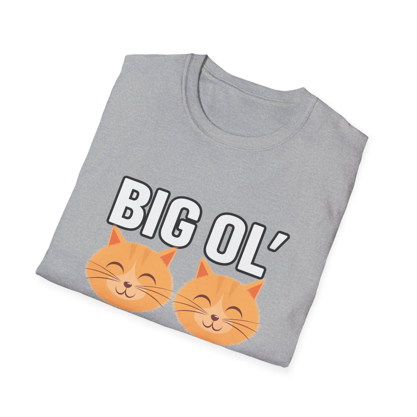 Big Ol' Kitties Unisex T-Shirt – Cute Cat Lover Tee for Everyday Wear
