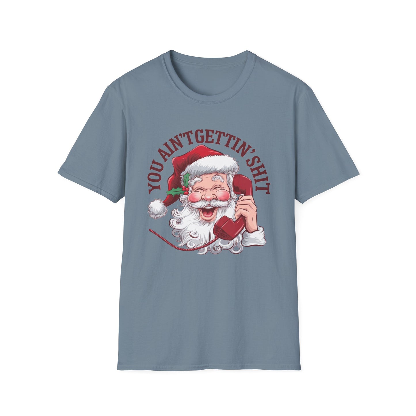 Funny Christmas T-Shirt, Holiday Gift, Santa Humor Tee, Unisex Graphic Shirt, Xmas Party Outfit, Unique Gift Idea