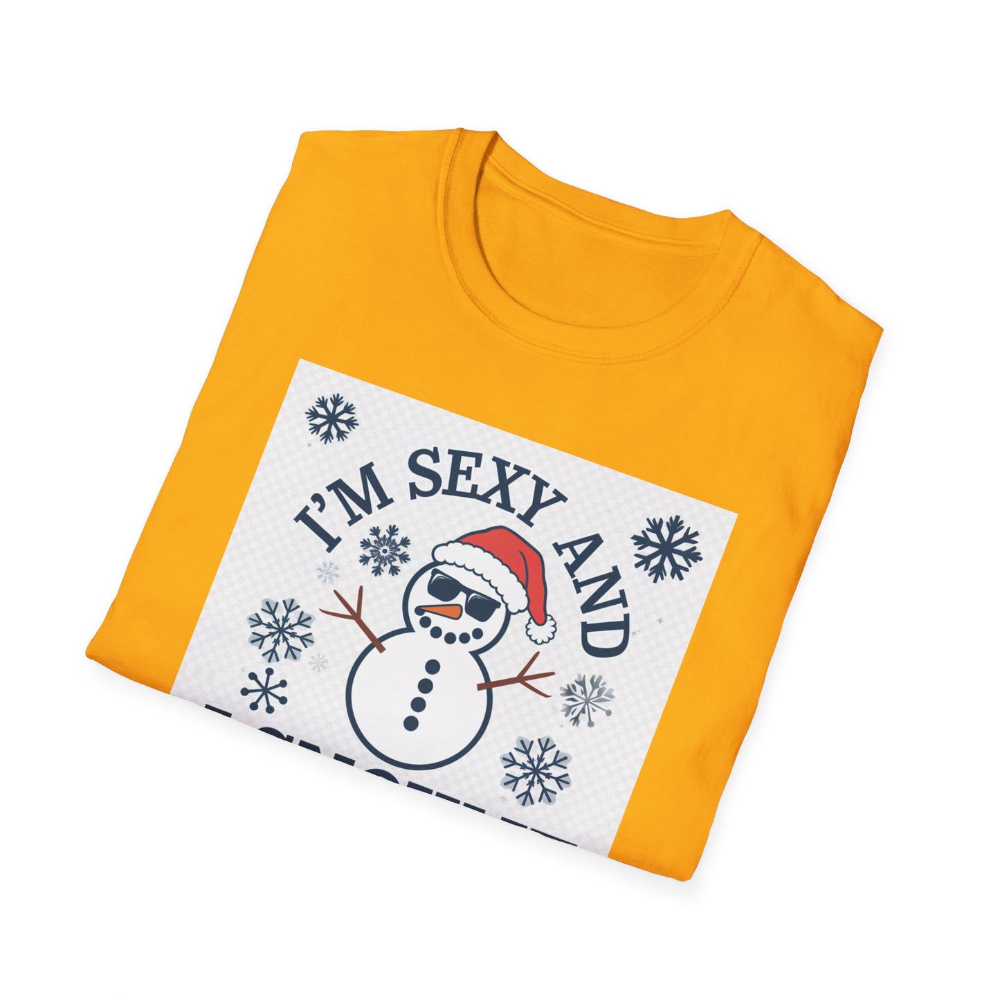 Funny Winter T-Shirt, I'm Sexy and I Snow It Tee, Holiday Gift, Xmas Apparel, Winter Humor Shirt, Unisex Snowman Tee