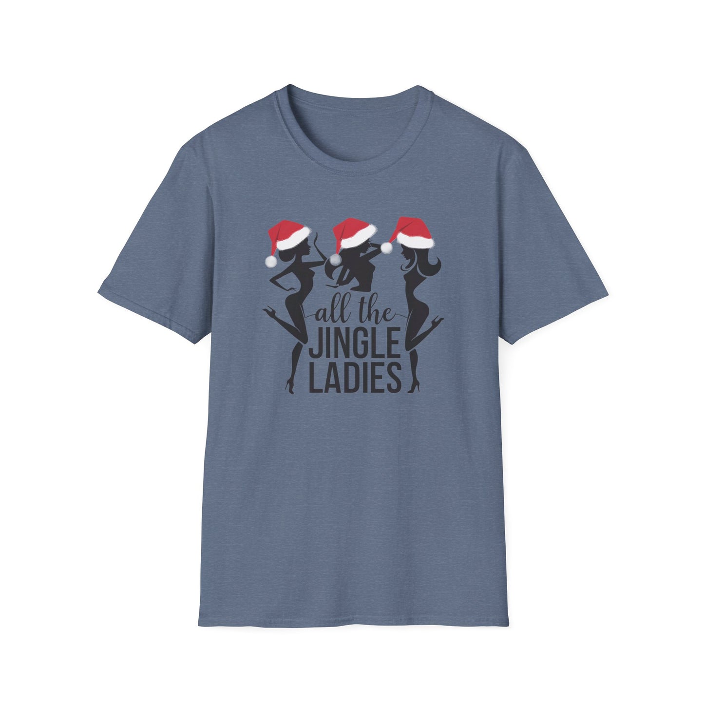 Festive Holiday T-Shirt: All the Jingle Ladies, Christmas Shirt, Unisex Tee, Gift for Her, Holiday Apparel, Winter Fashion