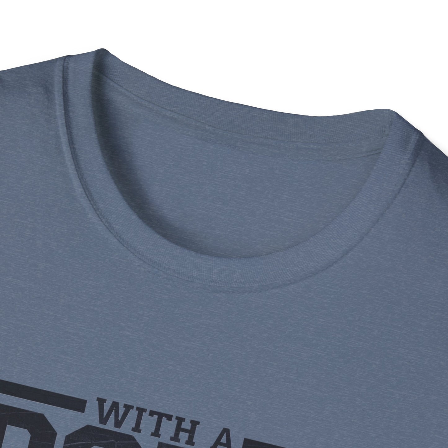 Body Positive Unisex Softstyle T-Shirt - "With a Body Like This, Who Needs Hair?" Fathers Day
