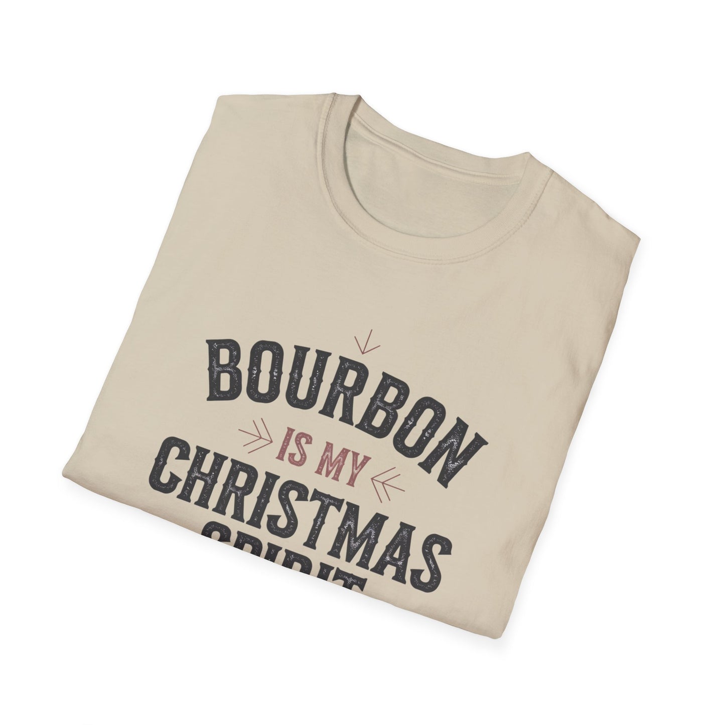 Bourbon-Themed Unisex T-Shirt | Perfect Holiday Gift, Christmas Party Attire, Festive Apparel, Gift for Bourbon Lovers