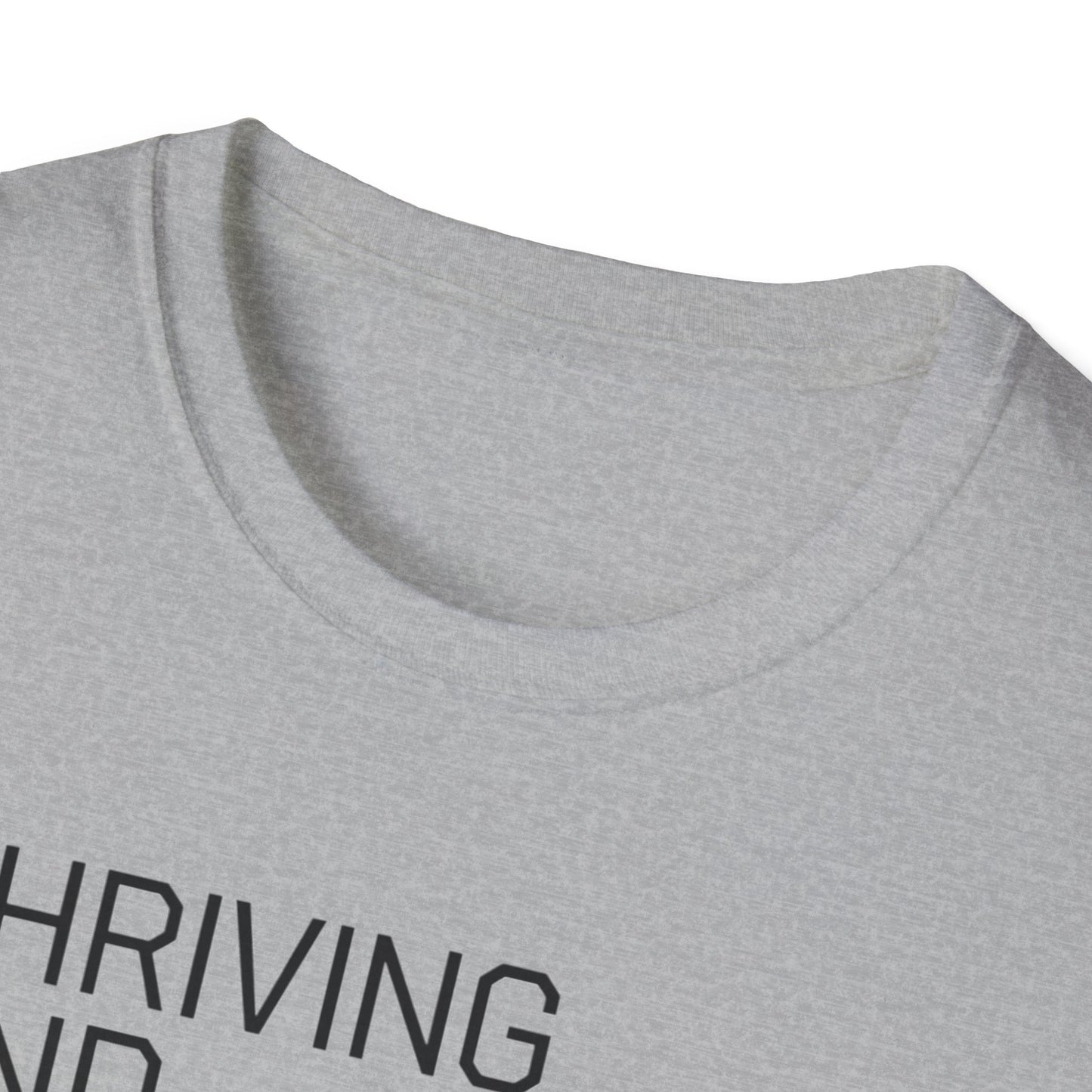 Mom Life Unisex T-Shirt | Thriving and Surviving Tee | Gift for Moms, Mother's Day, Parenting, Casual Wear, Birthday