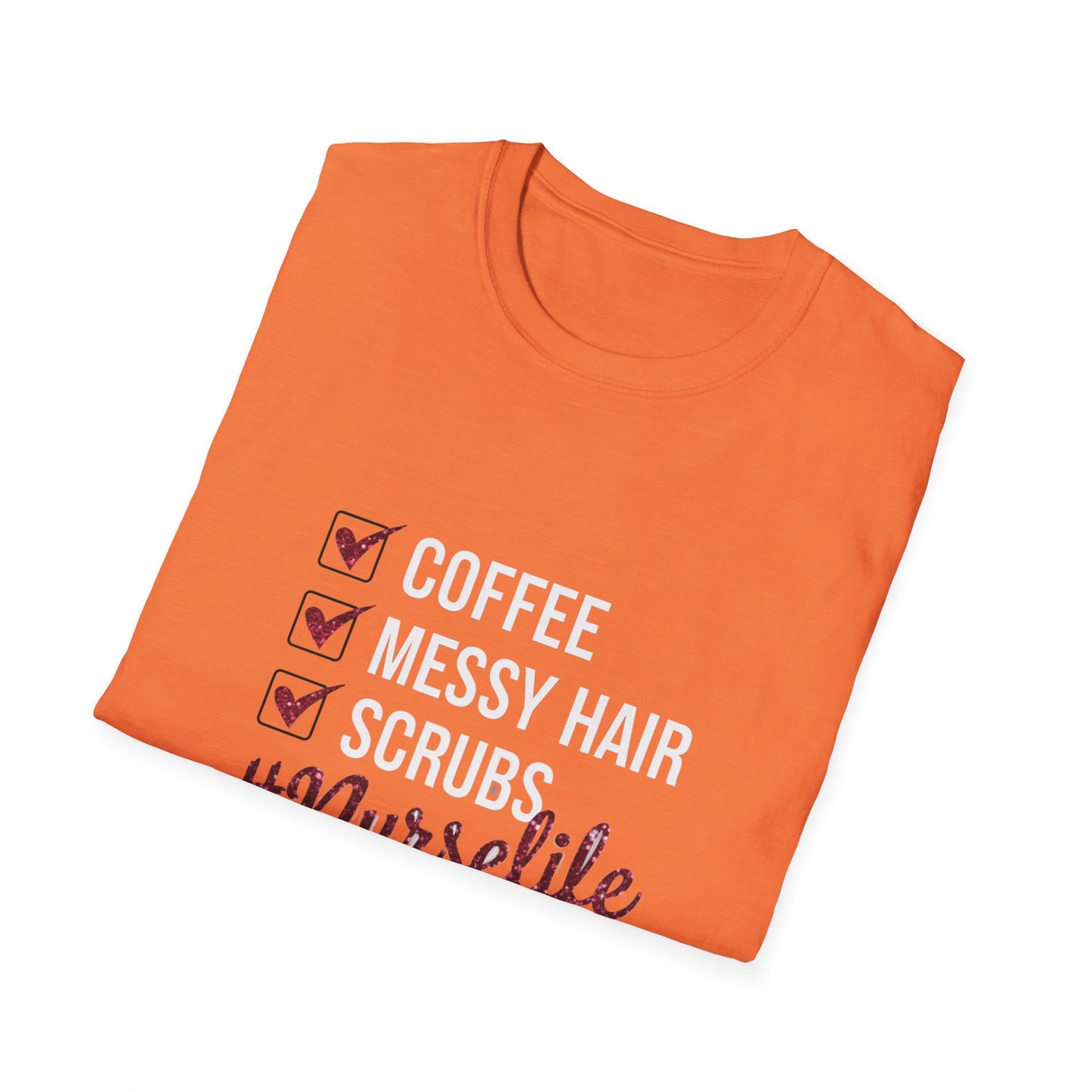 Nurse Life Unisex Softstyle T-Shirt - Perfect for Healthcare Professionals