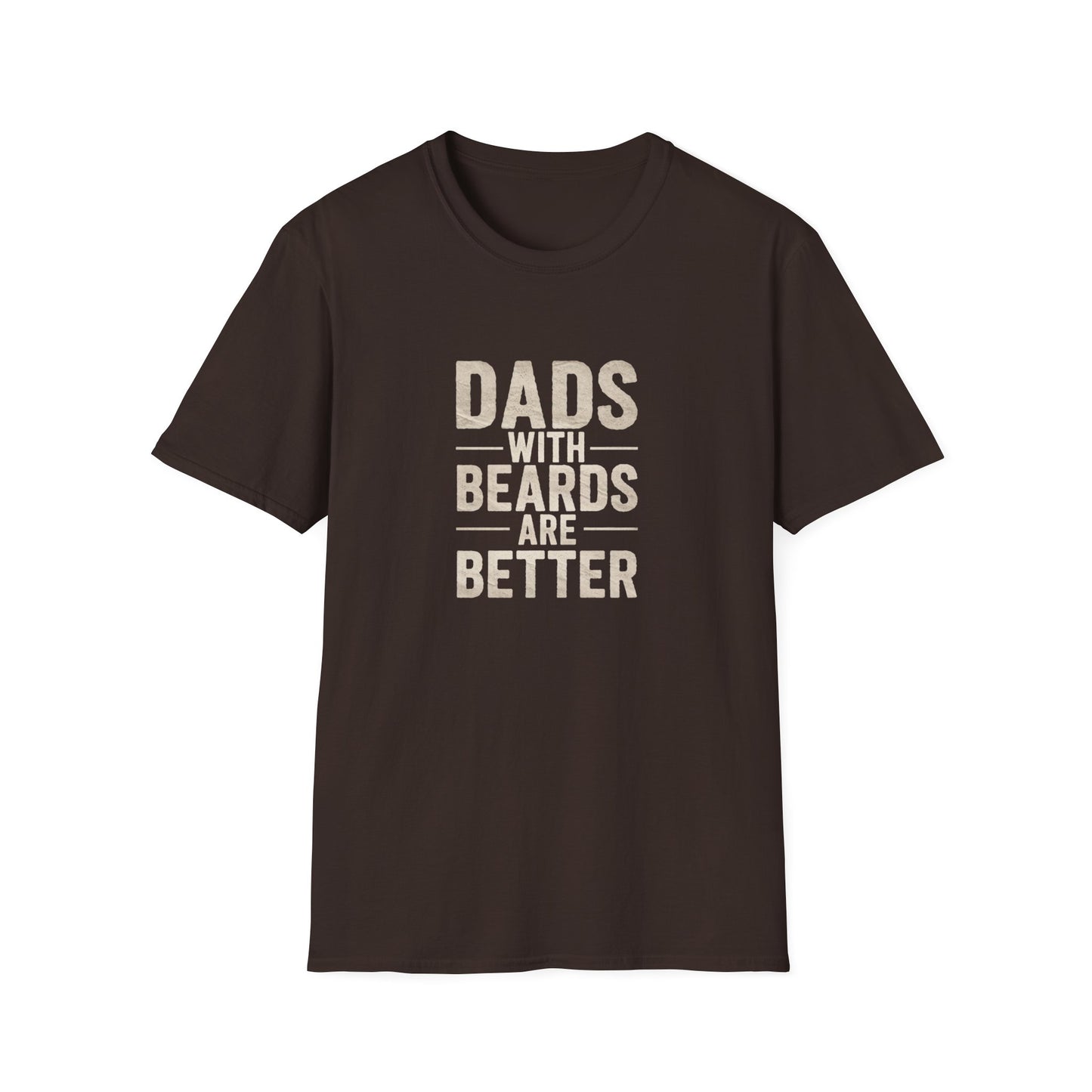 Dads with Beards Unisex Softstyle T-Shirt - Perfect Gift for Father's Day