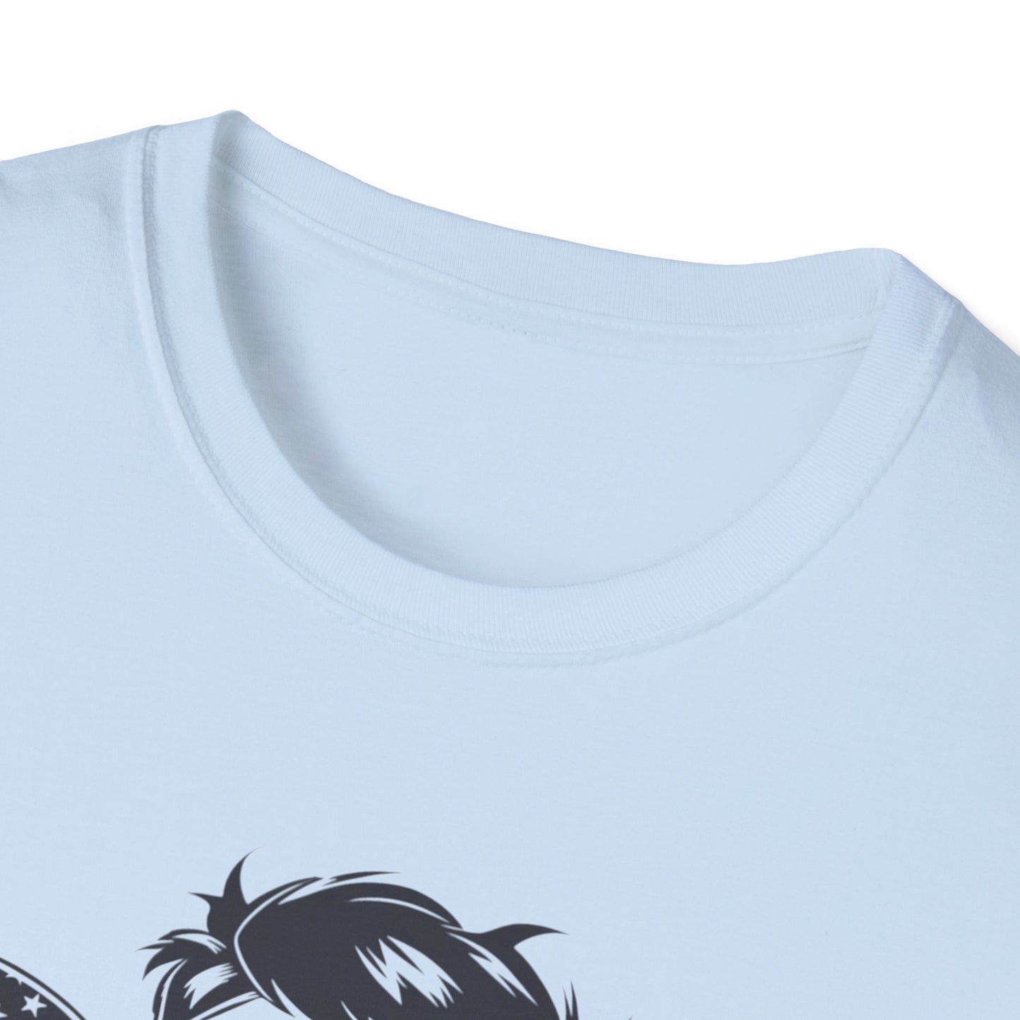 Merica Graphic T-Shirt - Softstyle Unisex Tee for Independence Day & Casual Wear