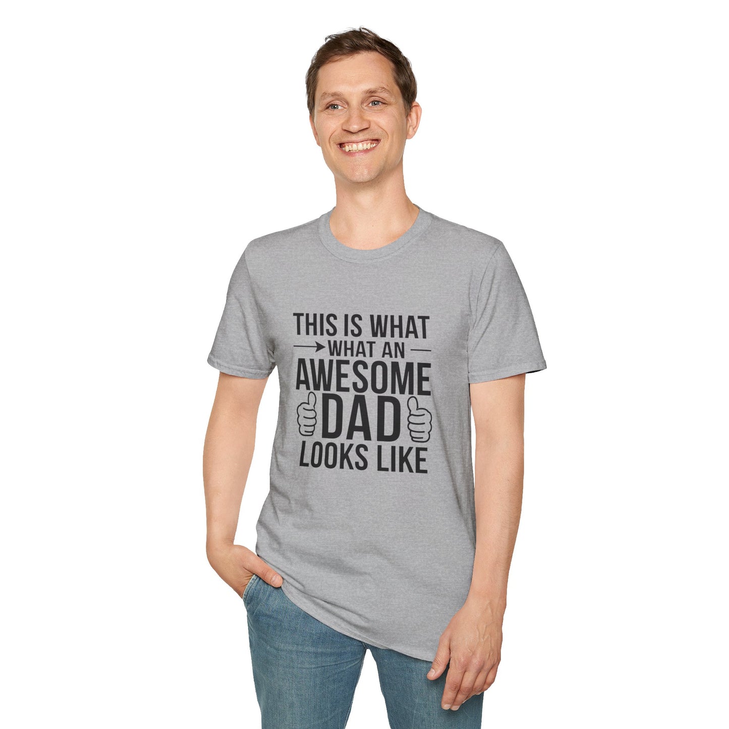 Awesome Dad Unisex Softstyle T-Shirt - Perfect Father's Day Gift