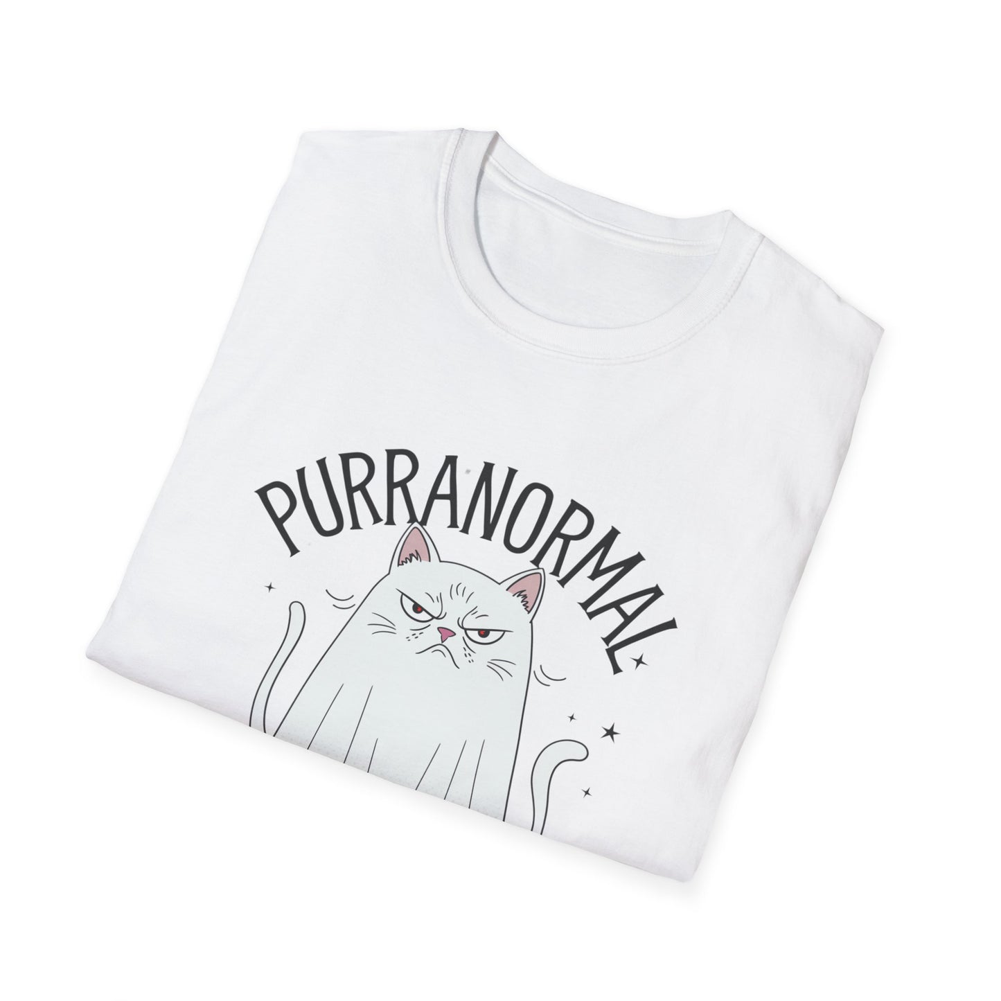 Funny Cat Tee - Purranormal Cativity T-Shirt for Cat Lovers, Gift for Pet Owners, Halloween Tee, Cozy Unisex Shirt, Cat Lover Apparel