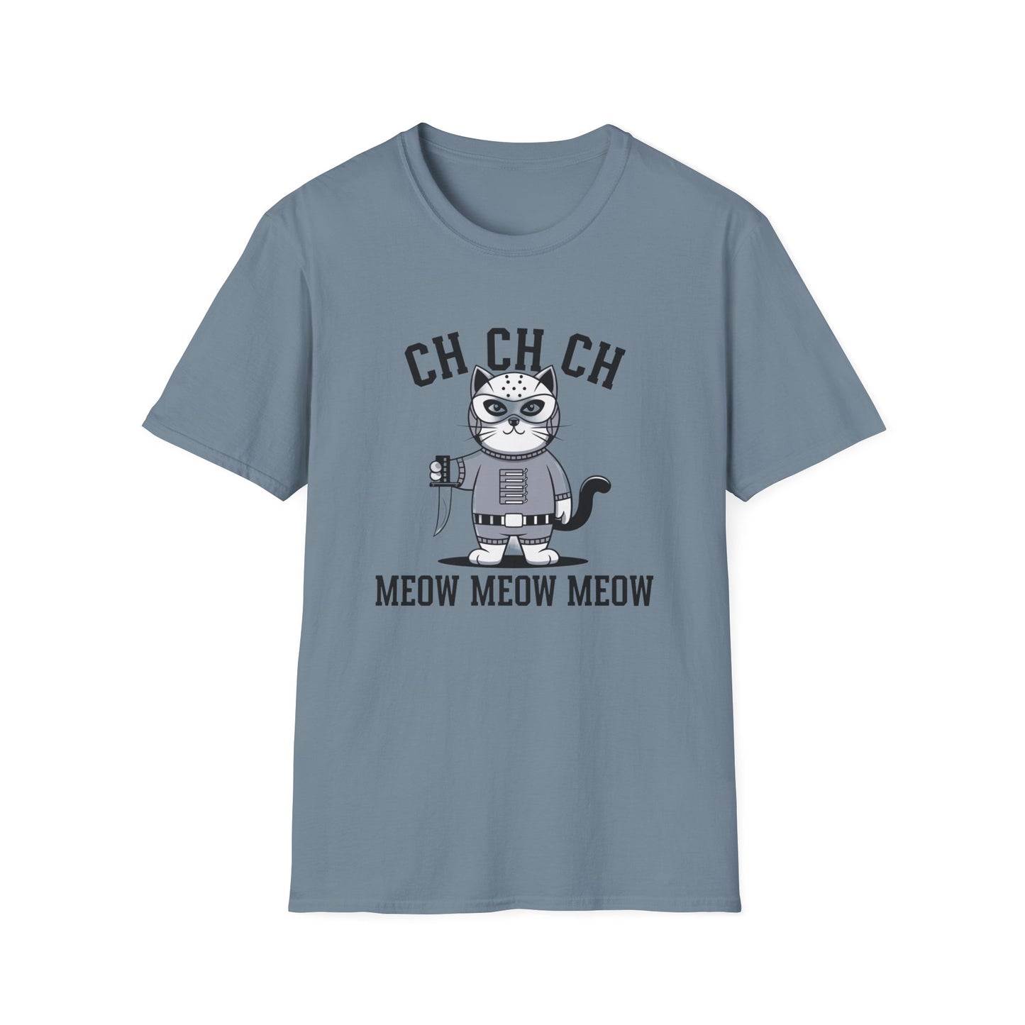 Funny Cat Graphic Tee, Unisex T-Shirt, Cute Cat Lover Gift, Pet Enthusiast Apparel, Meow Meow Meow Shirt