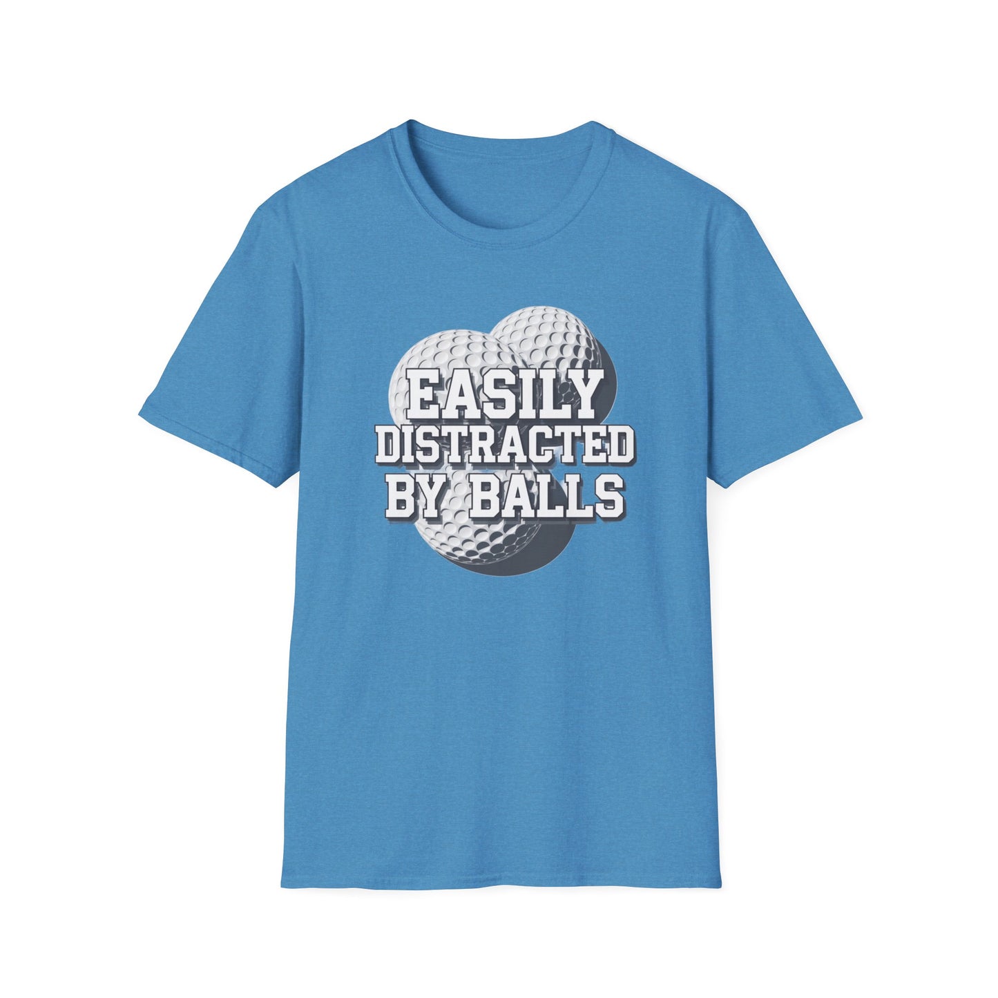 Easily Distracted Golf T-Shirt | Unisex Softstyle Tee for Golf Lovers