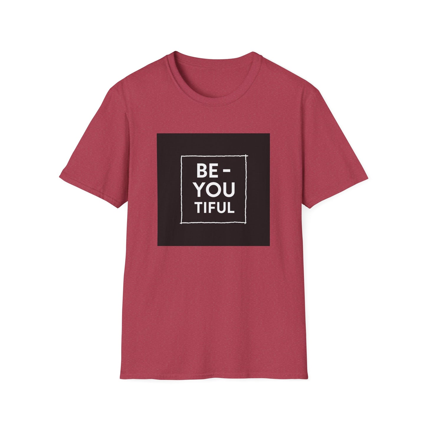Be-You-Tiful Unisex Softstyle T-Shirt - Inspiring Message Shirt, Casual Wear, Gift for Friends, Motivational Apparel, Everyday Comfort
