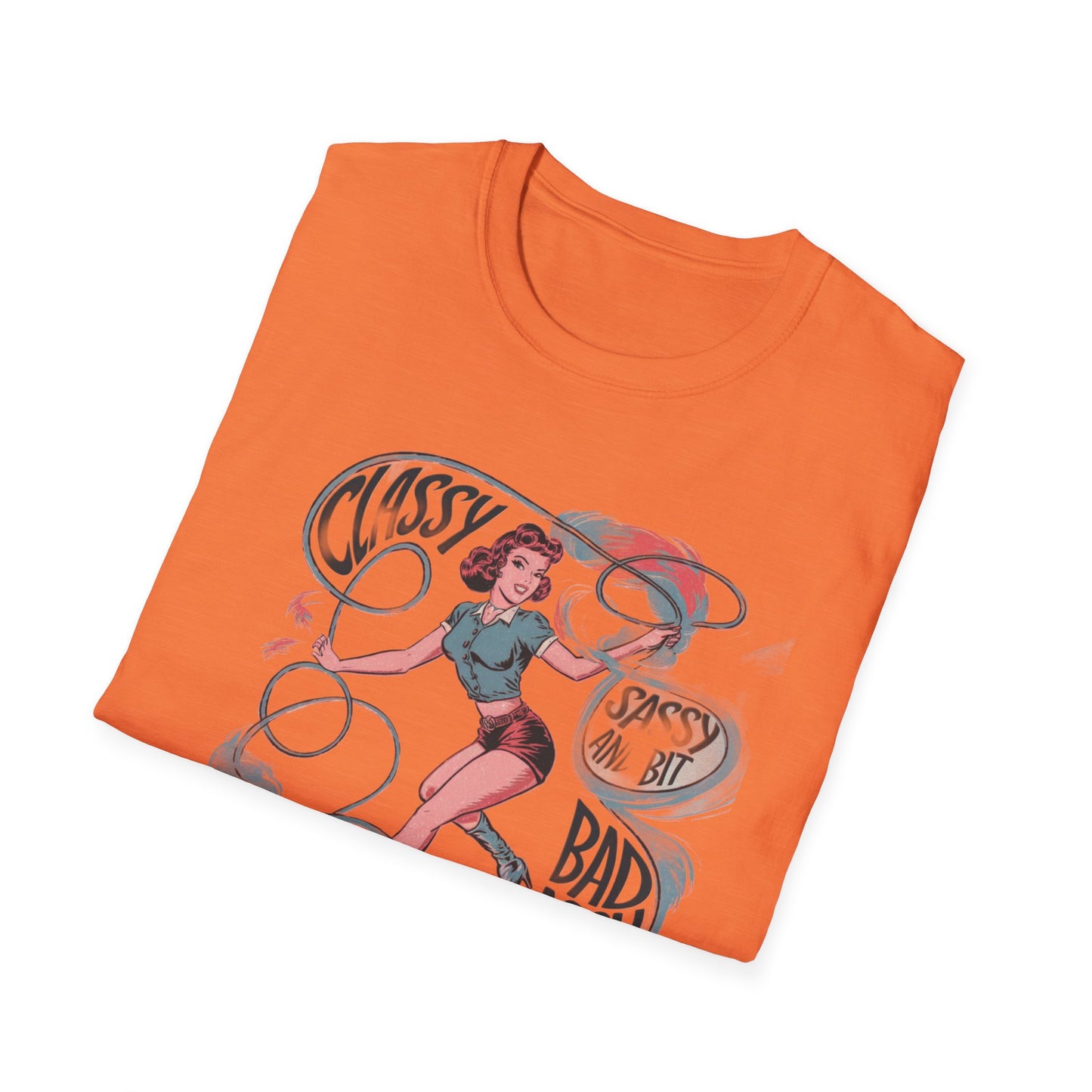 Classy & Badass Unisex T-Shirt, Vintage Chic Tee, Gift for Her, Empowerment Shirt, Casual Wear, Birthday Gift, Feminist Apparel