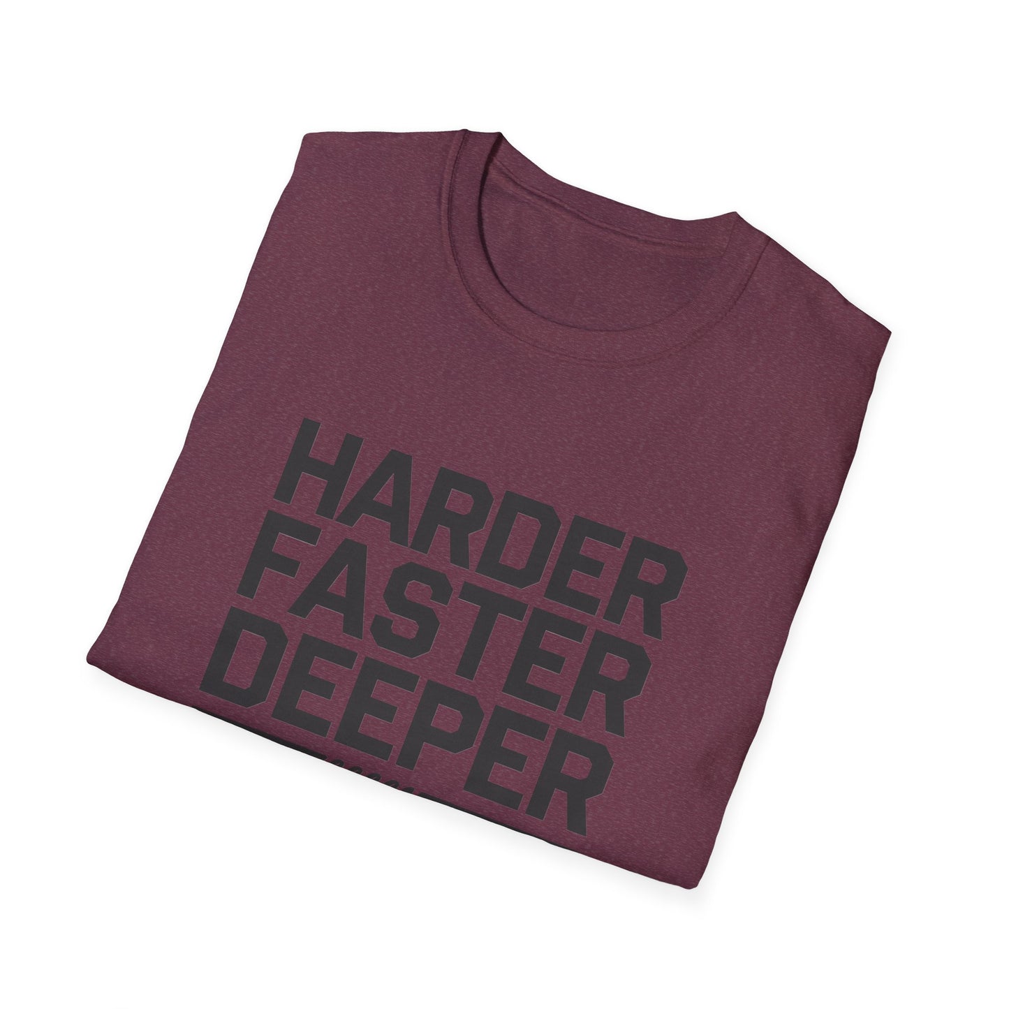 CPR Awareness Unisex Softstyle T-Shirt - Harder Faster Deeper