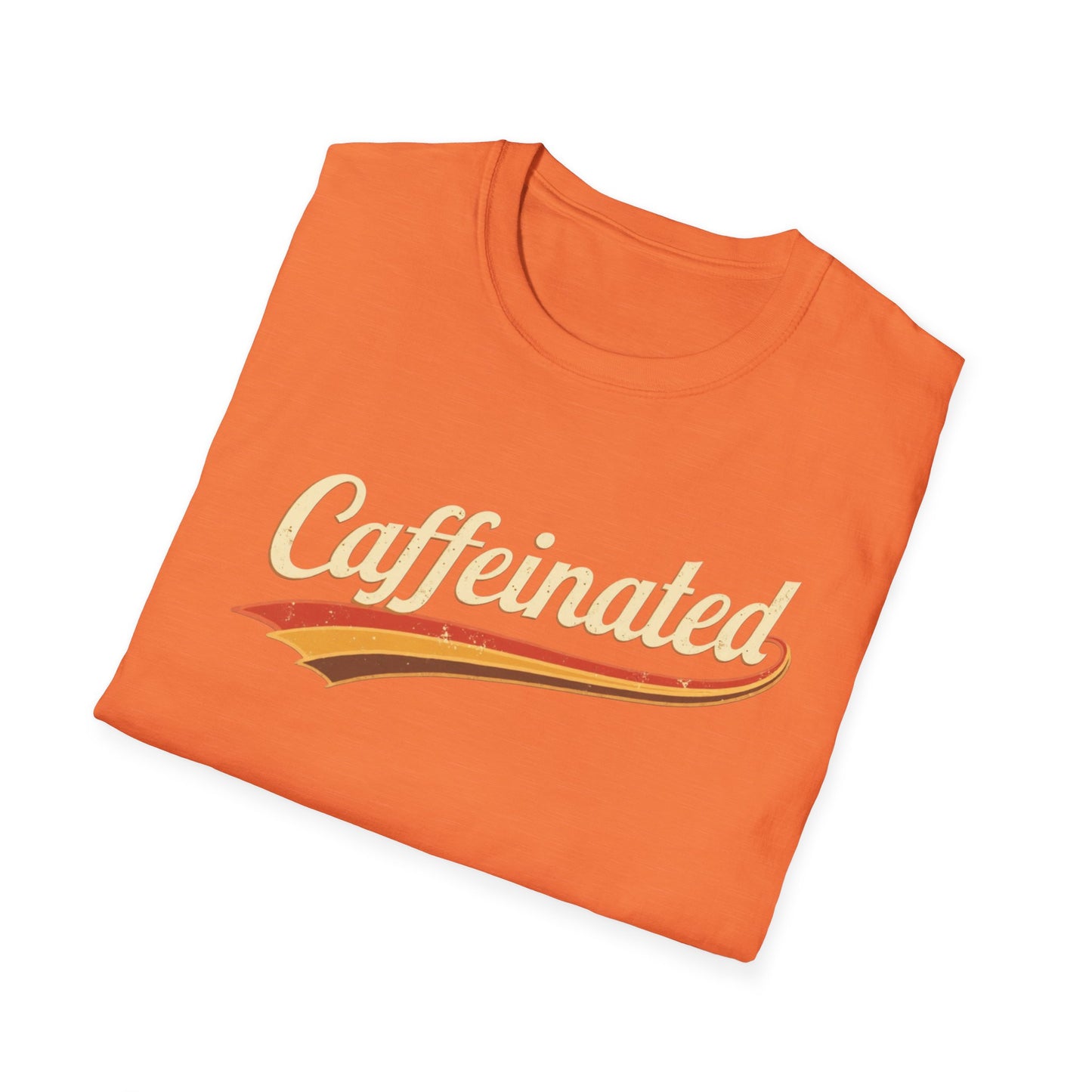 Caffeinated Unisex T-Shirt - Softstyle Casual Tee, Coffee Lover Gift, Daily Wear, Birthday Present, Relaxed Fit
