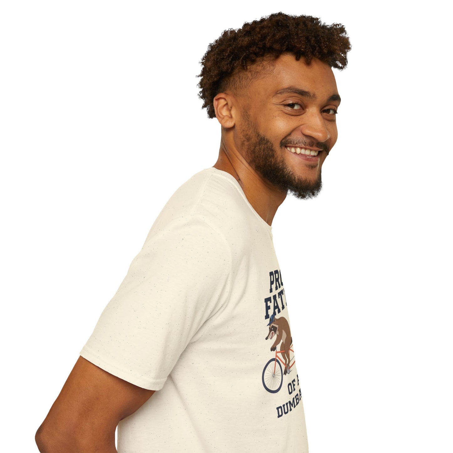 Proud Father Animal T-Shirt | Unisex Softstyle Tee for Dad