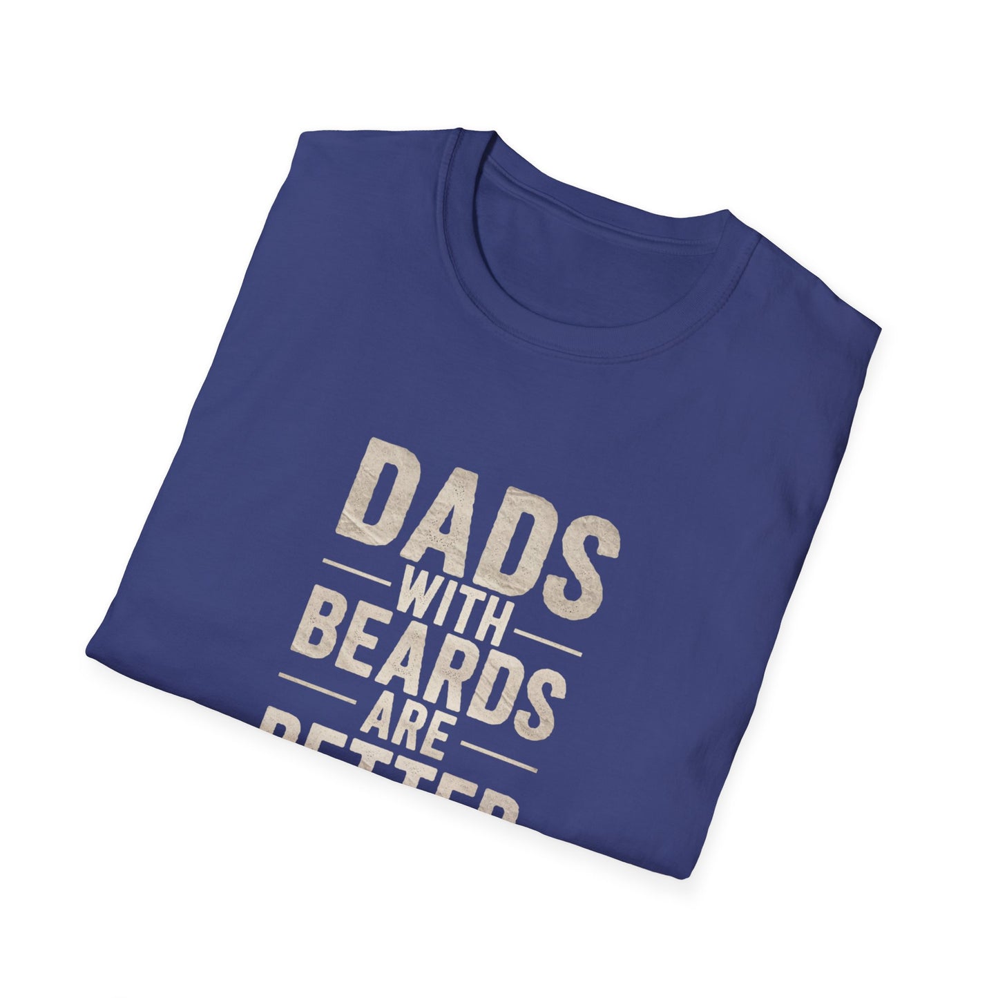 Dads with Beards Unisex Softstyle T-Shirt - Perfect Gift for Father's Day