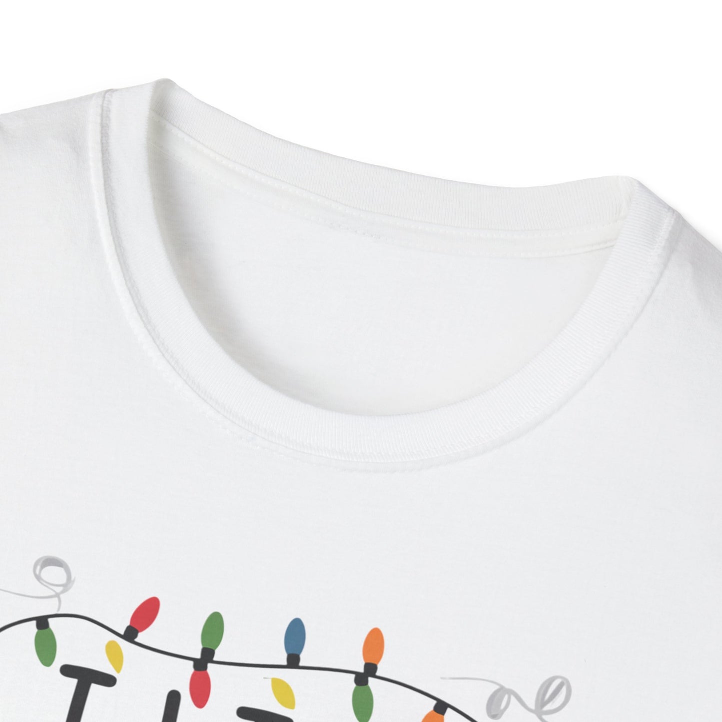 I Like Big Bulbs Unisex Softstyle T-Shirt | Fun Graphic Tee, Holiday Apparel, Christmas Shirt, Gift for Him/Her, Lighthearted Wear