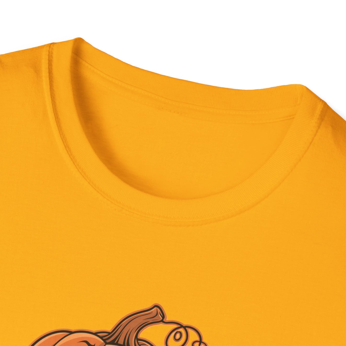 Funny Pumpkin Pi Unisex Softstyle T-Shirt - Halloween Tee, Math Lover Shirt, Fall Apparel, Seasonal Gift, Casual Outfit