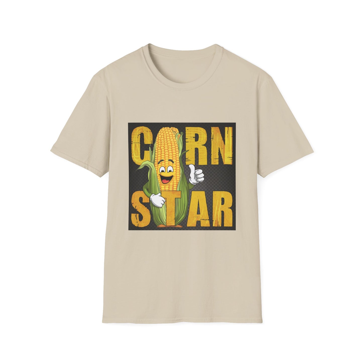 Corn Star Unisex Softstyle T-Shirt - Fun and Quirky Tee for Corn Lovers