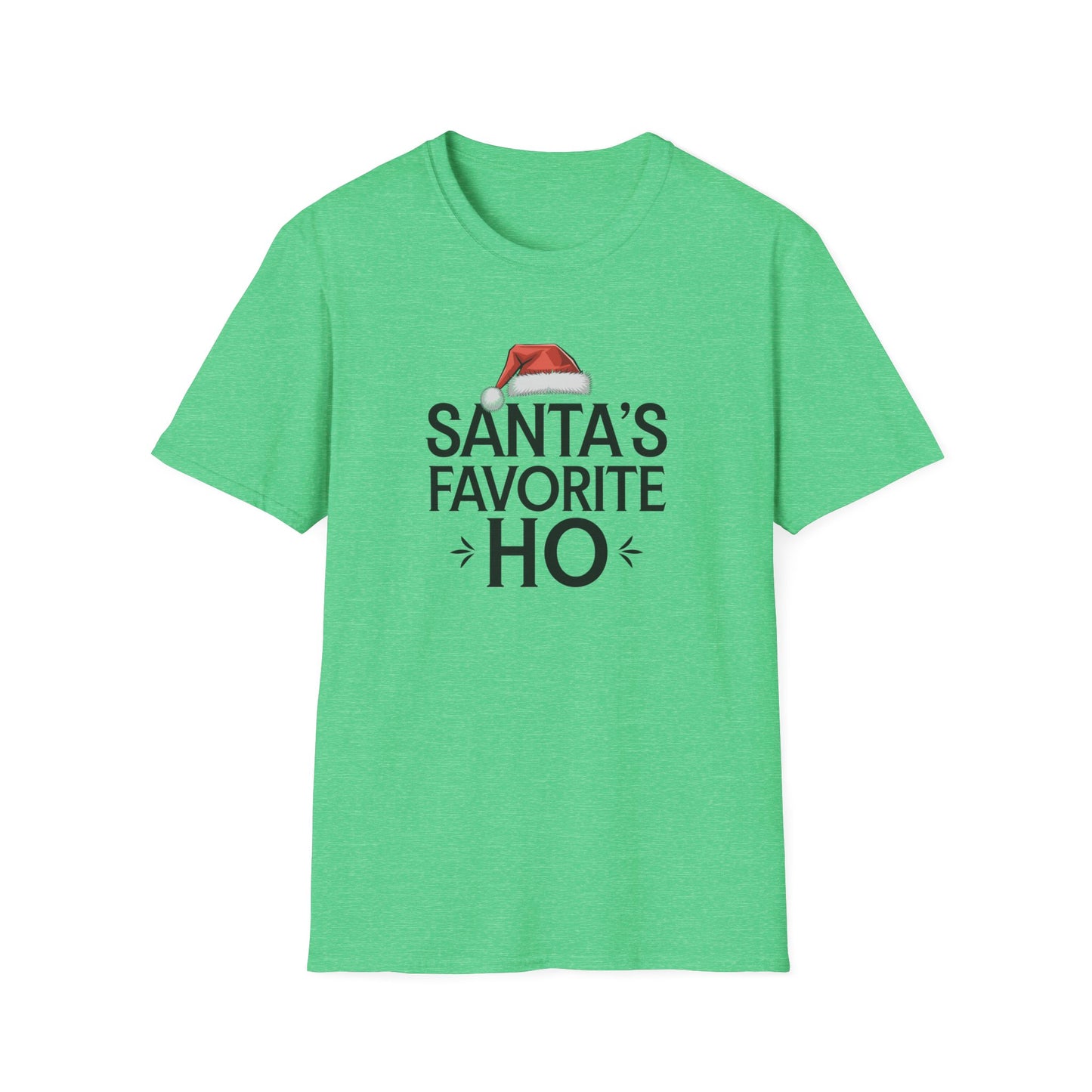 Santa's Favorite Ho Unisex T-Shirt, Funny Christmas Shirt, Holiday Gift, Jolly Tee, Christmas Party Wear, Seasonal Humor Top