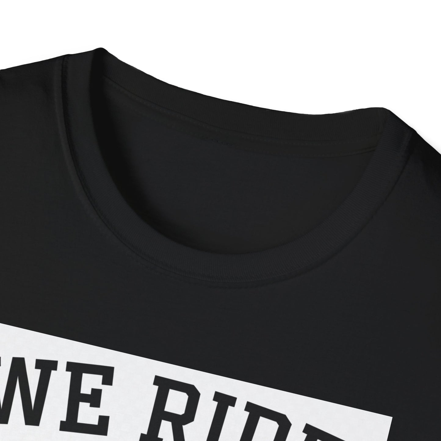 We Ride at Dawn Unisex Softstyle T-Shirt - Perfect for Lawn Care Enthusiasts