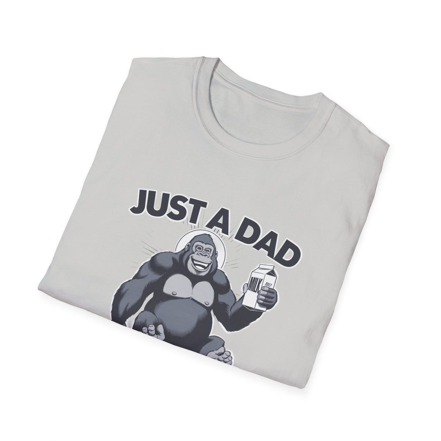 Just a Dad Unisex Softstyle T-Shirt - Humorous Father's Day Gift, Comfortable Casual Wear