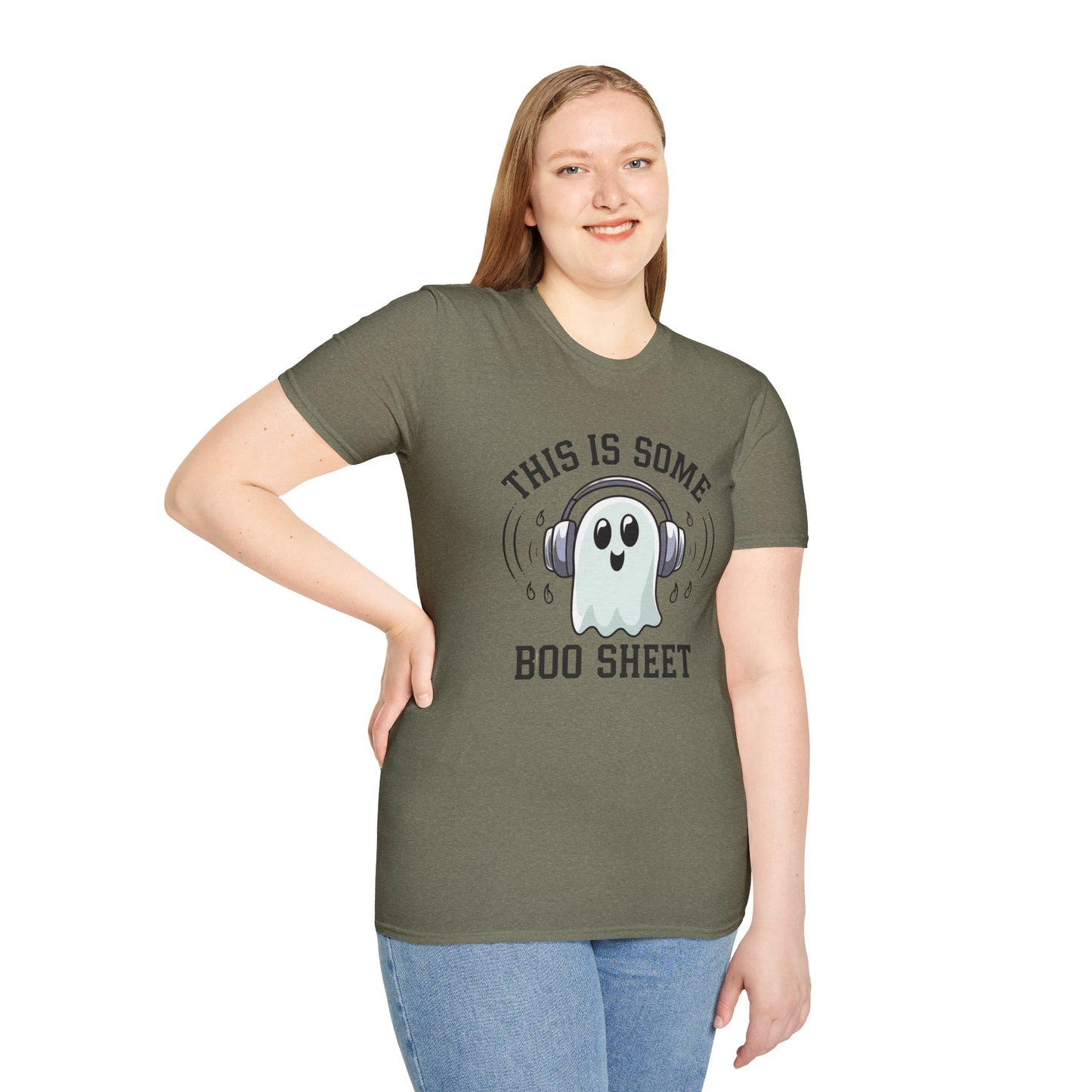 Spooky Humor Unisex T-Shirt, Halloween Ghost Tee, Funny Graphic Shirt, Gifts for Him, Gifts for Her, Casual Halloween Outfit