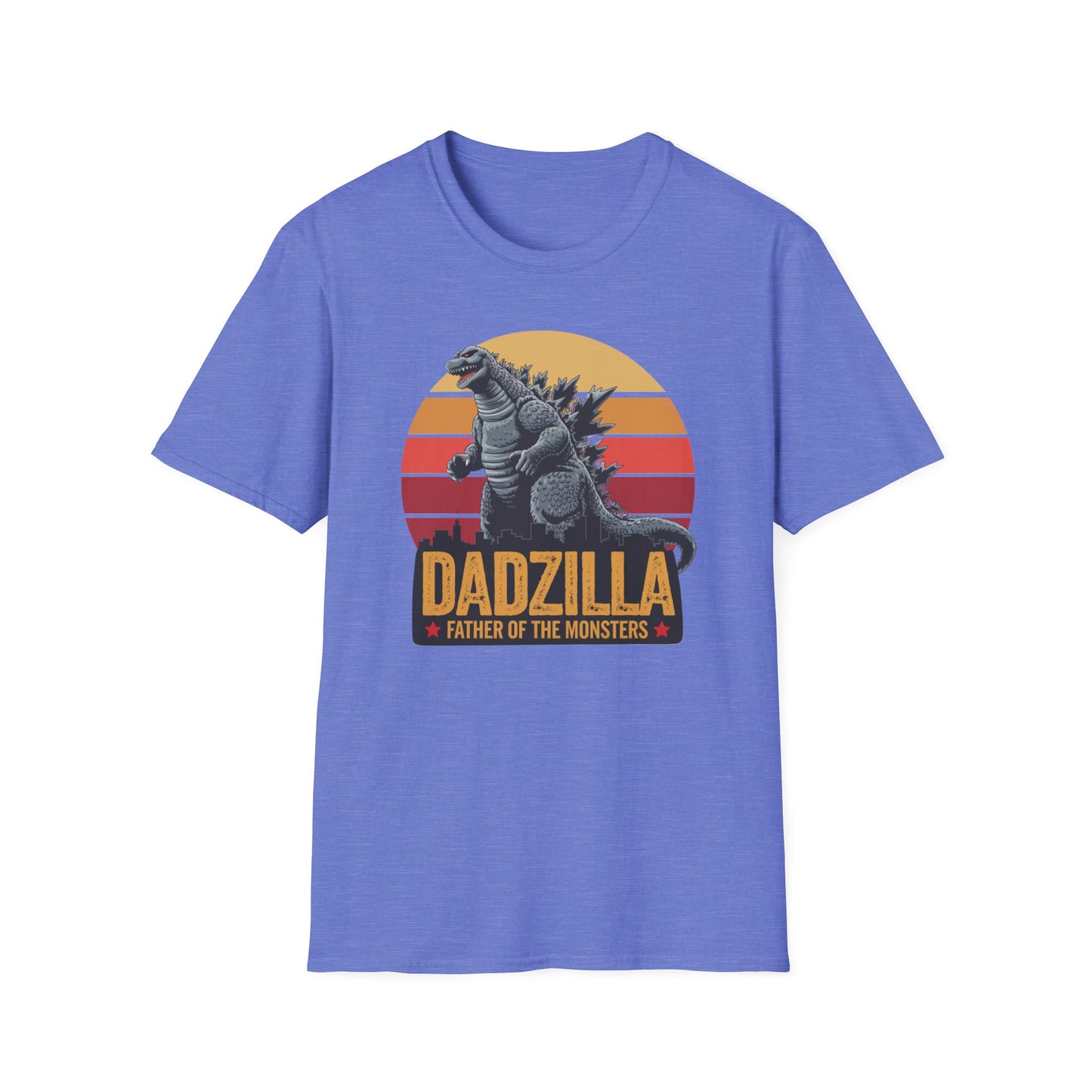 Dadzilla Tee - Unisex Softstyle T-Shirt for Dad Enthusiasts Fathers Day Gift