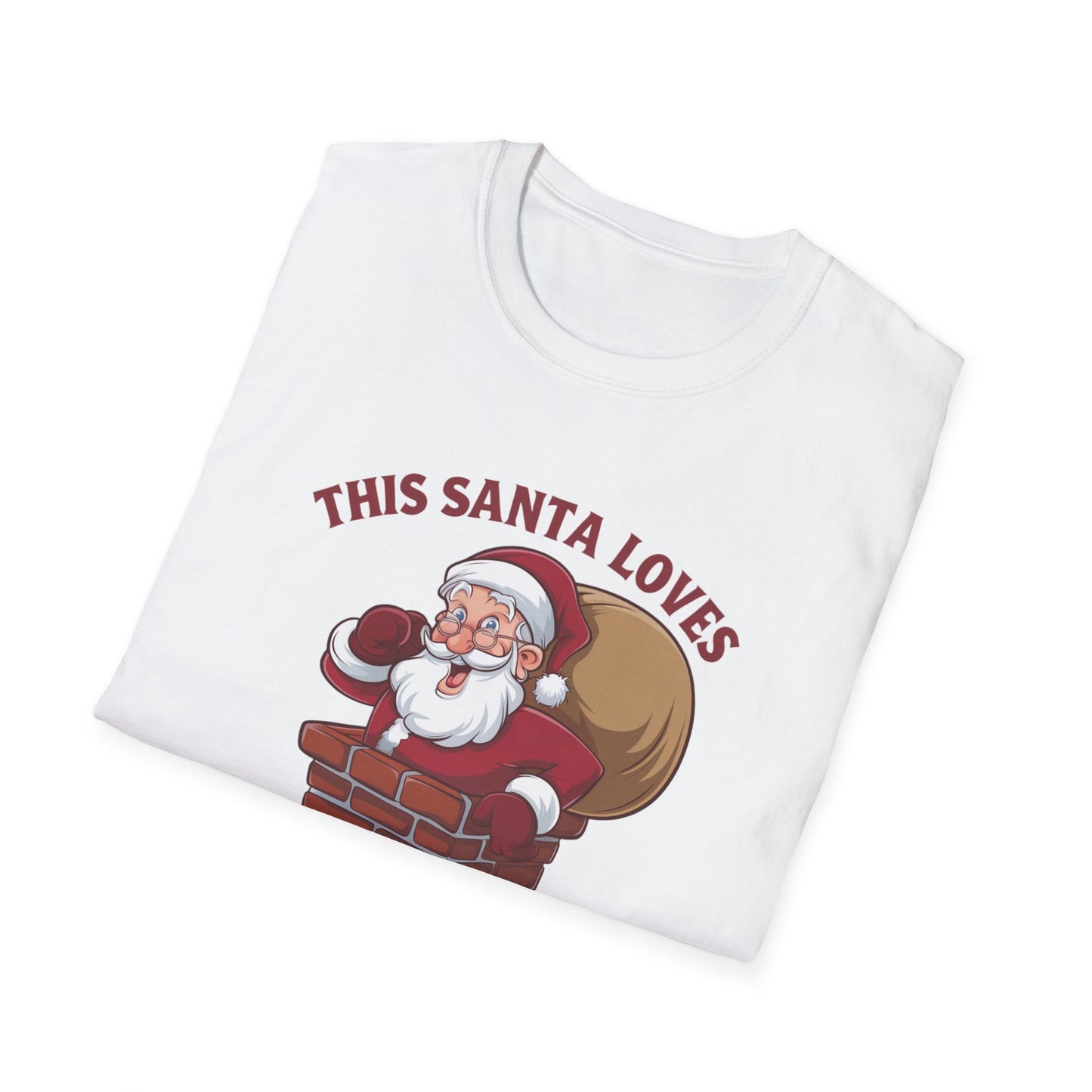 Funny Christmas Santa T-Shirt, Holiday Tee, Unisex Shirt, Christmas Gift, Humor Apparel, Festive Outfit