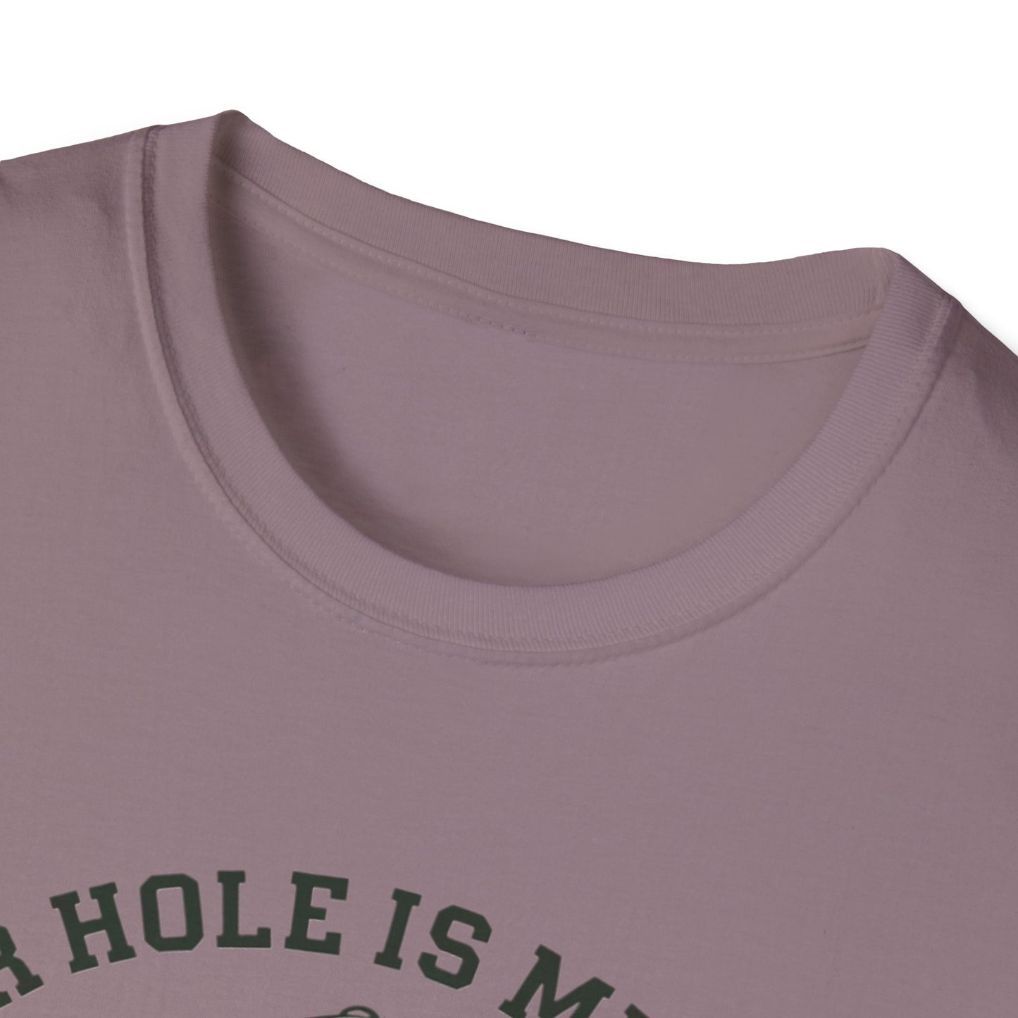 Funny Golf T-Shirt - "Your Hole is My Goal" Unisex Softstyle Tee