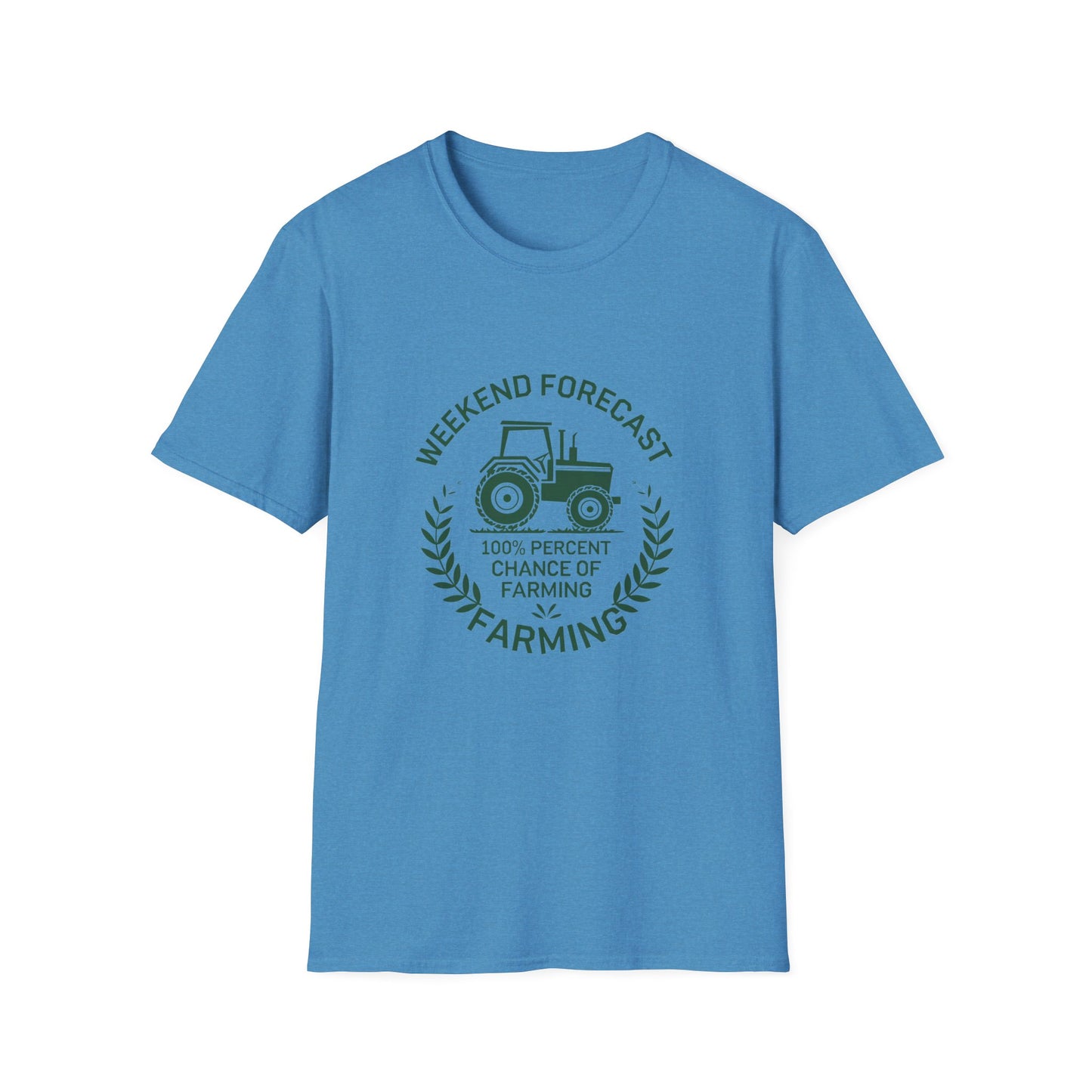 Weekend Forecast Farming Unisex Softstyle T-Shirt