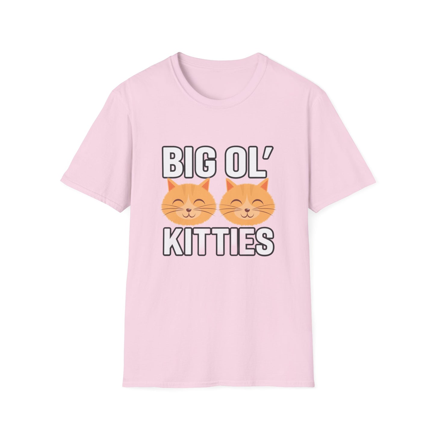 Big Ol' Kitties Unisex T-Shirt – Cute Cat Lover Tee for Everyday Wear