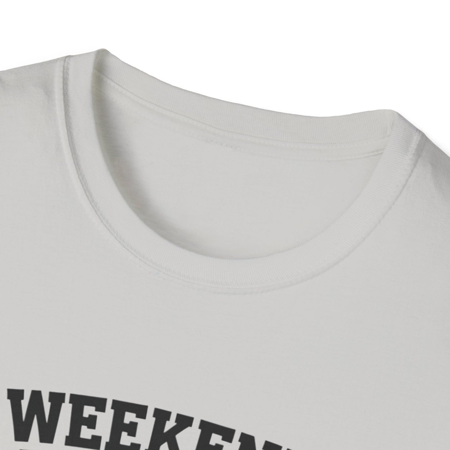 Weekend Forecast Golf Drinking T-Shirt | Unisex Softstyle Tee for Golf Lovers