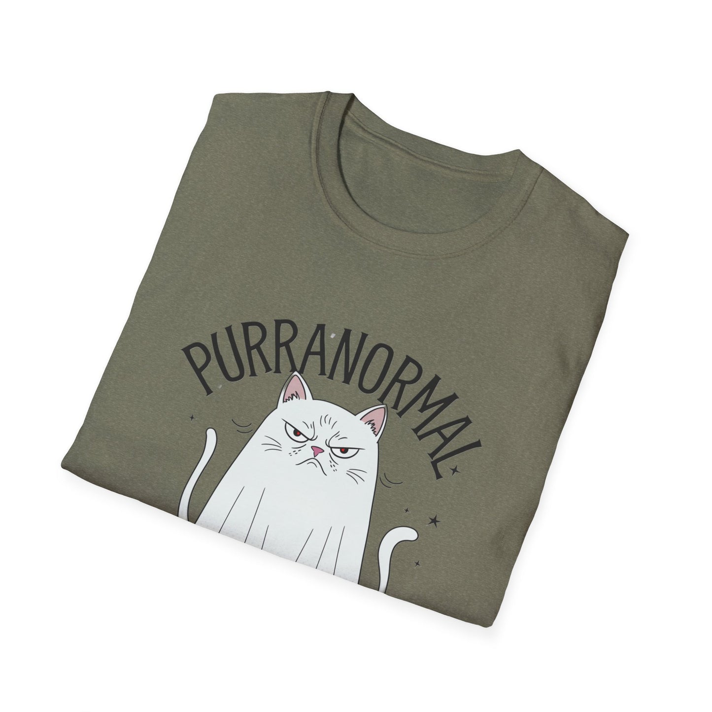 Funny Cat Tee - Purranormal Cativity T-Shirt for Cat Lovers, Gift for Pet Owners, Halloween Tee, Cozy Unisex Shirt, Cat Lover Apparel