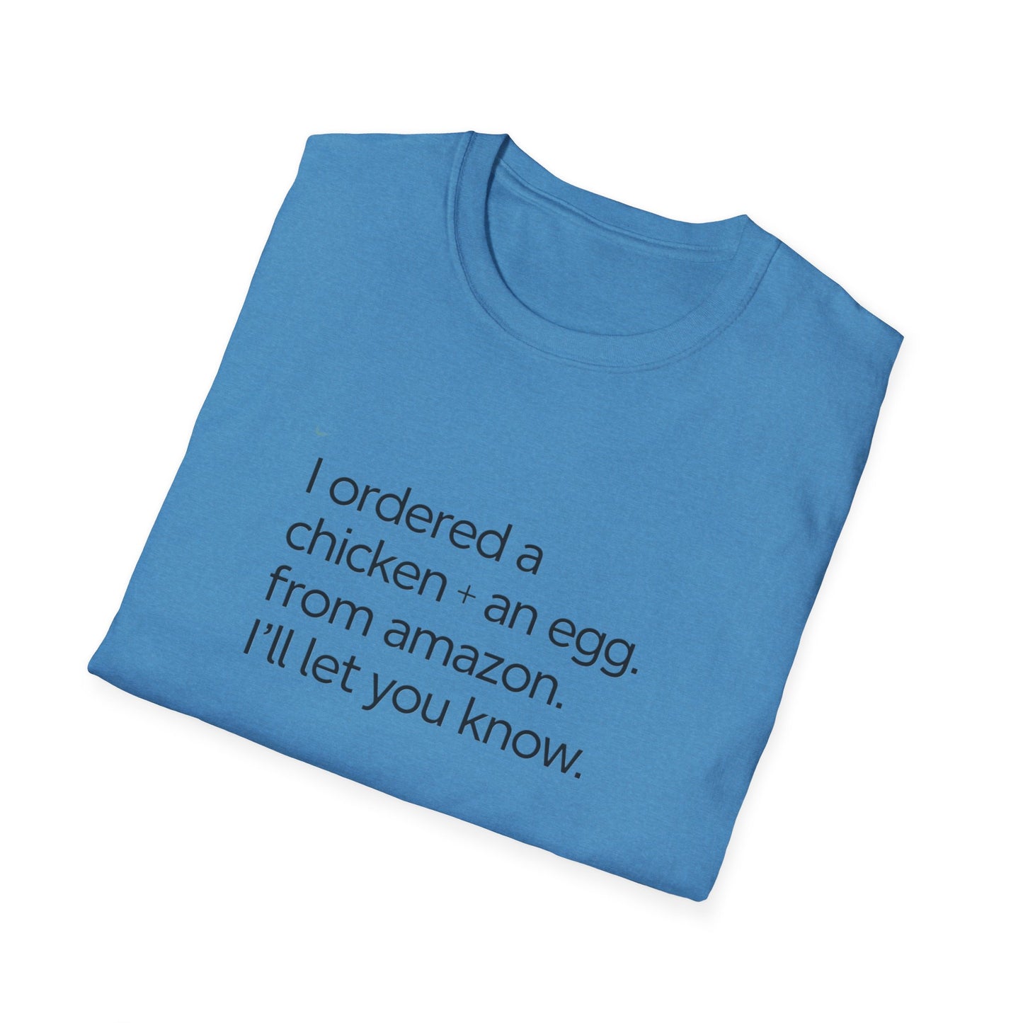 Funny Chicken & Egg Unisex Softstyle T-Shirt - Perfect Gift for Food Lovers