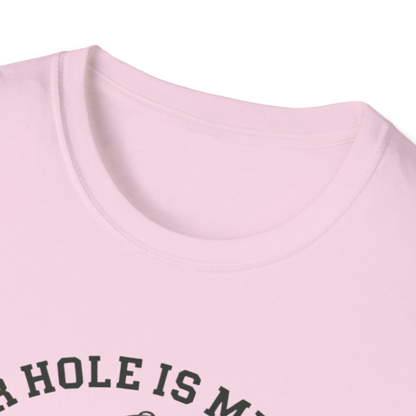 Funny Golf T-Shirt - "Your Hole is My Goal" Unisex Softstyle Tee