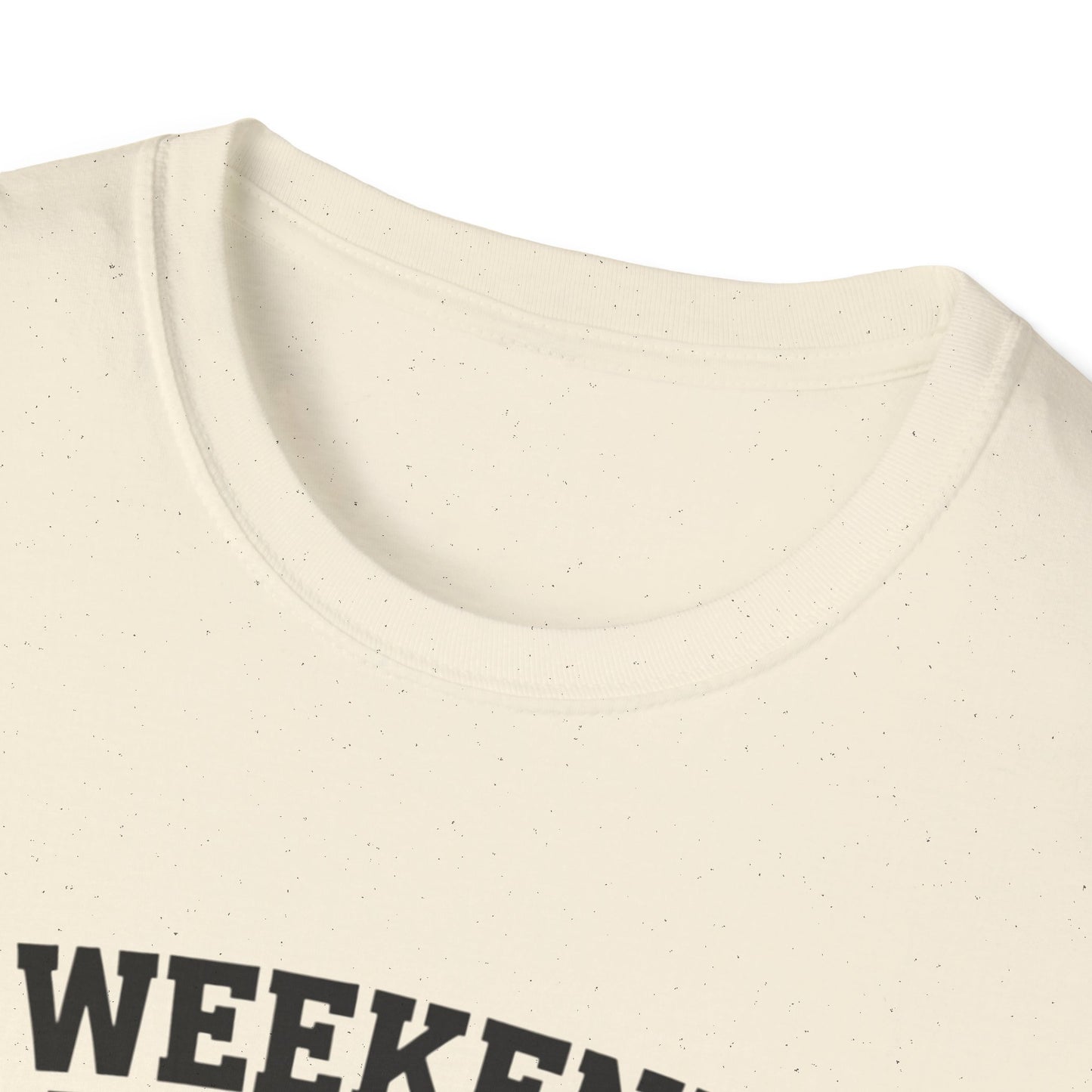 Weekend Forecast Golf Drinking T-Shirt | Unisex Softstyle Tee for Golf Lovers