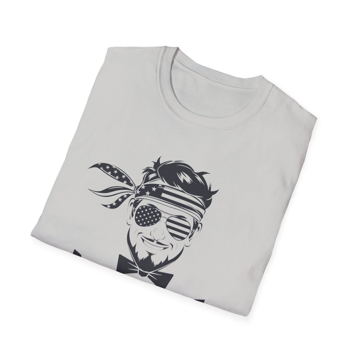 Merica Graphic T-Shirt - Softstyle Unisex Tee for Independence Day & Casual Wear