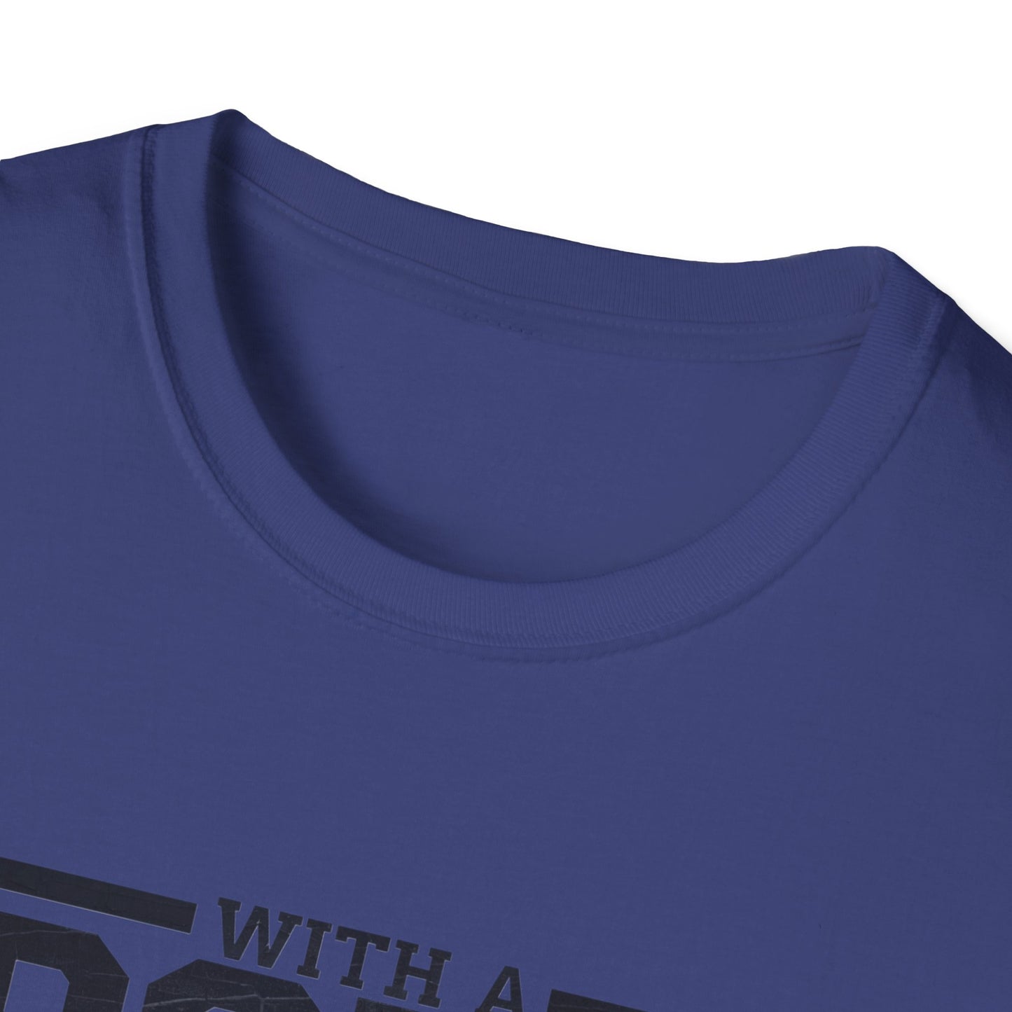 Body Positive Unisex Softstyle T-Shirt - "With a Body Like This, Who Needs Hair?" Fathers Day