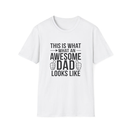 Awesome Dad Unisex Softstyle T-Shirt - Perfect Father's Day Gift